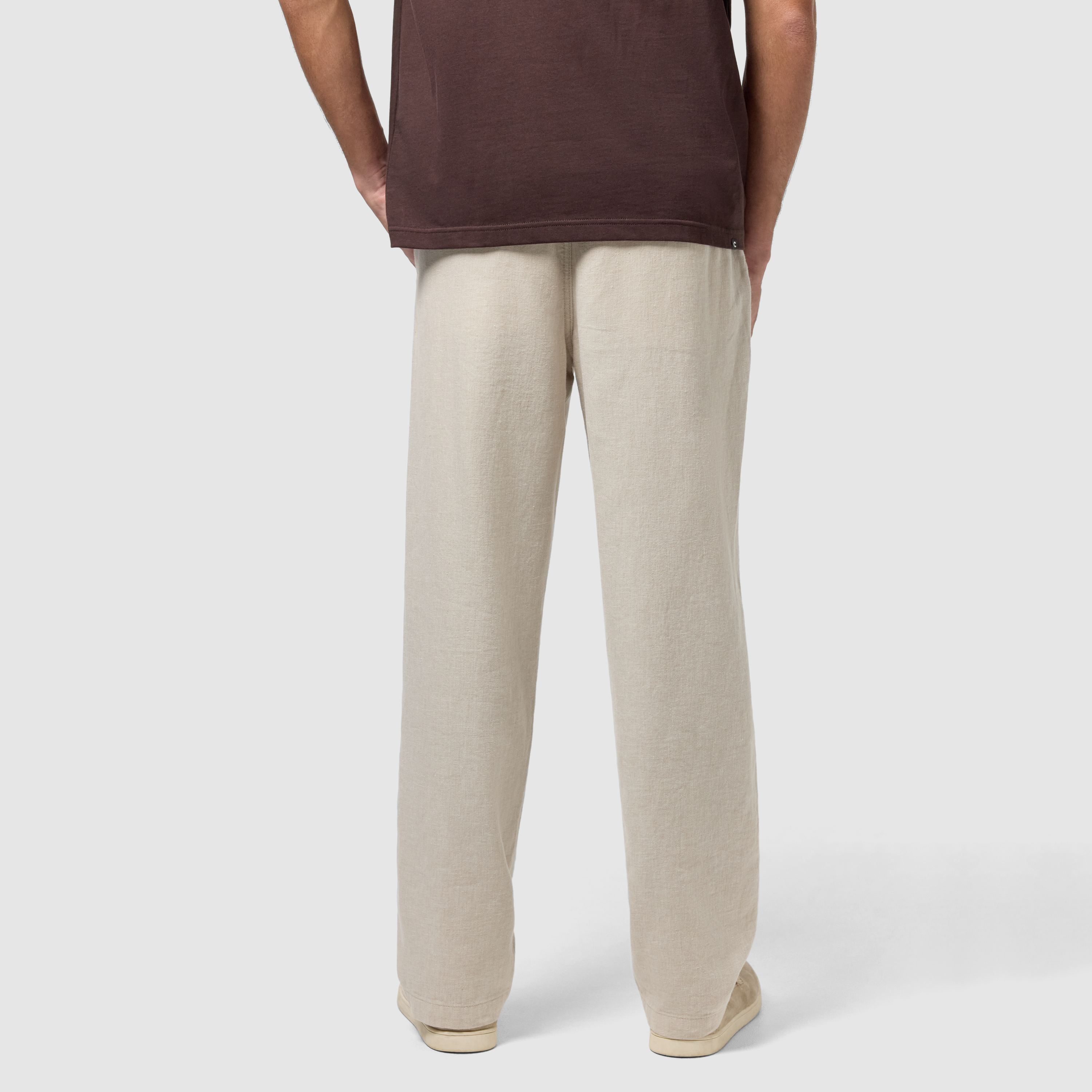 Sand Linen Blend Resort Pant
