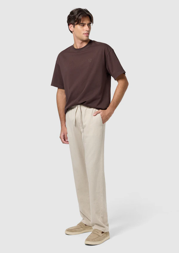 Sand Linen Blend Resort Pant