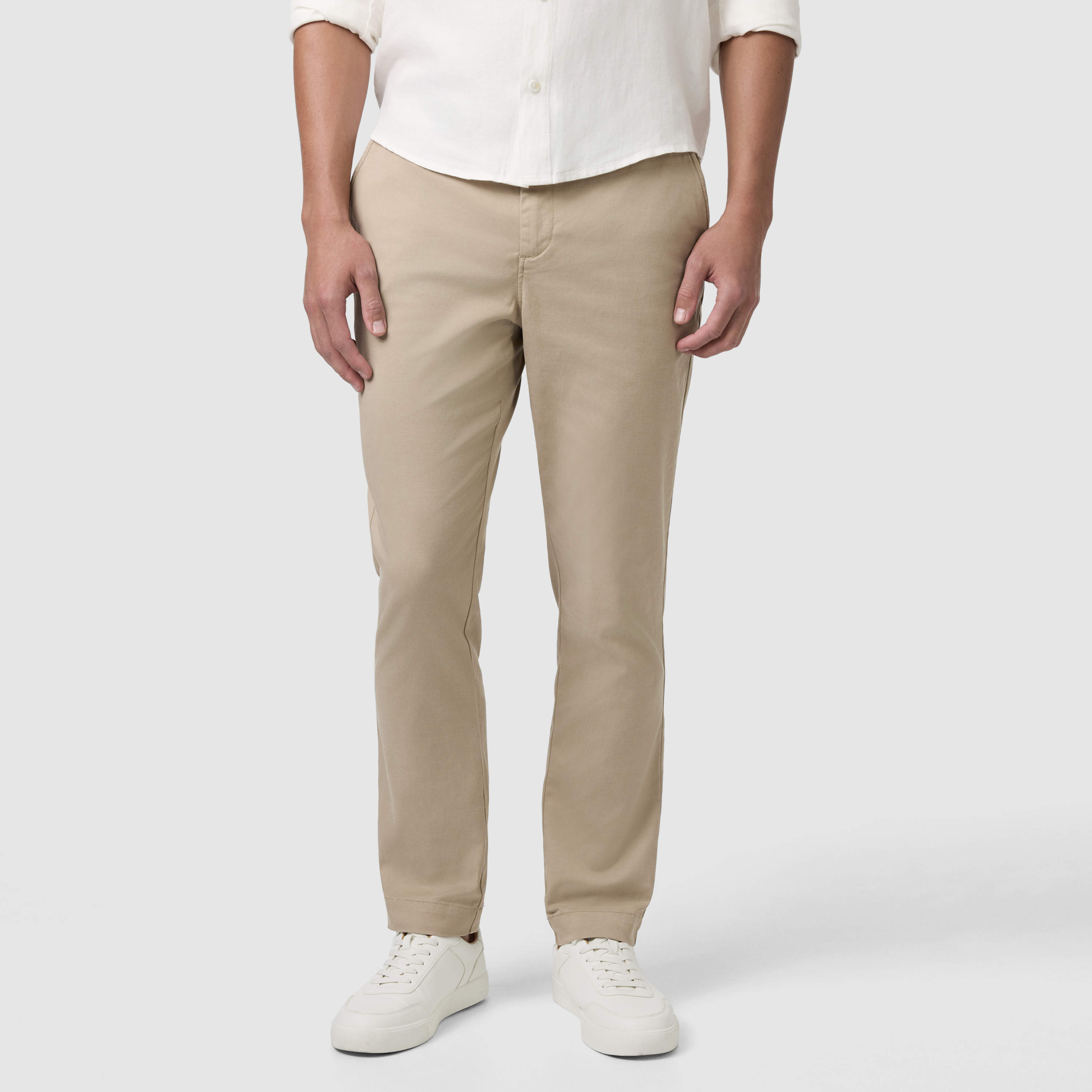 Sand Leeds Straight Stretch Chino