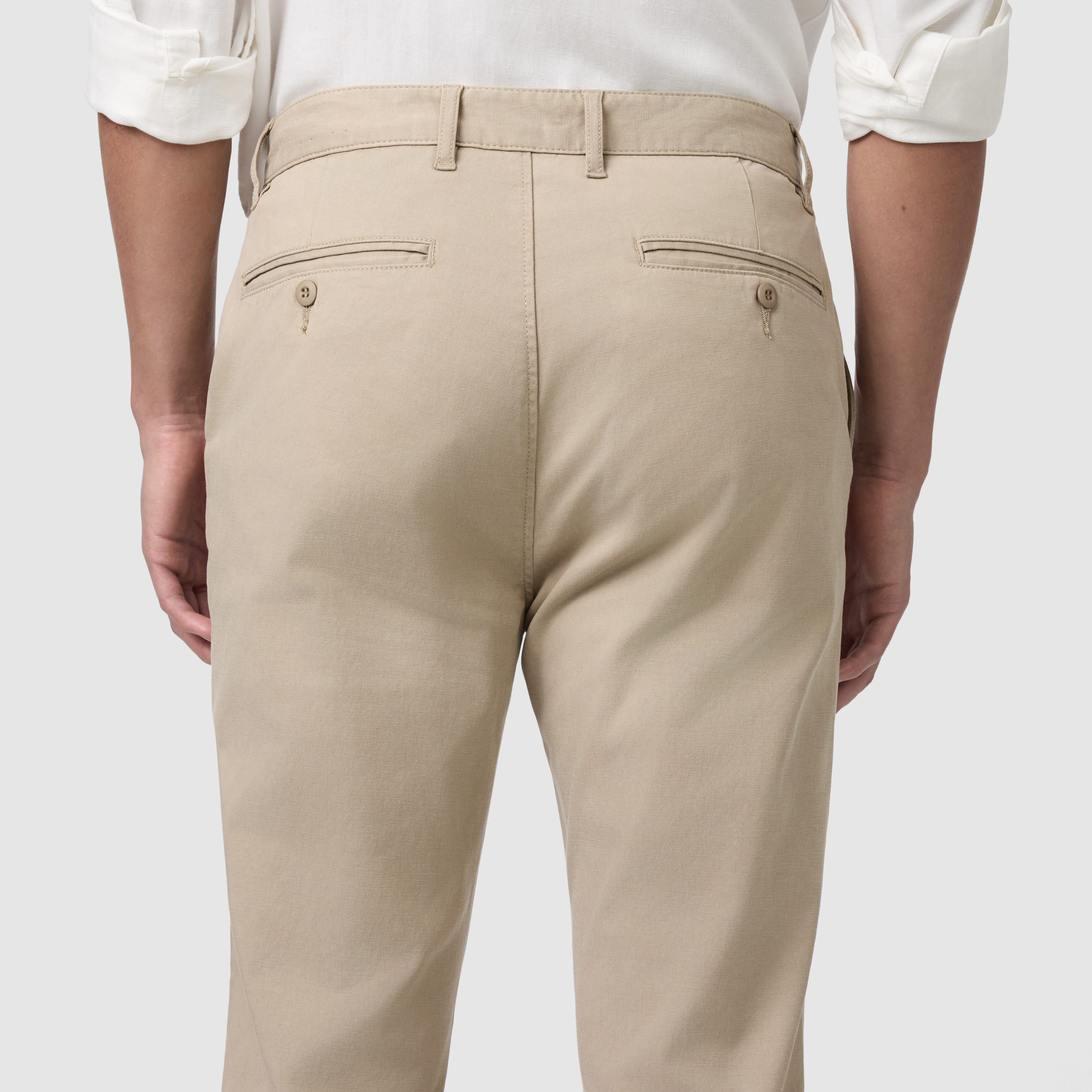 Sand Leeds Straight Stretch Chino