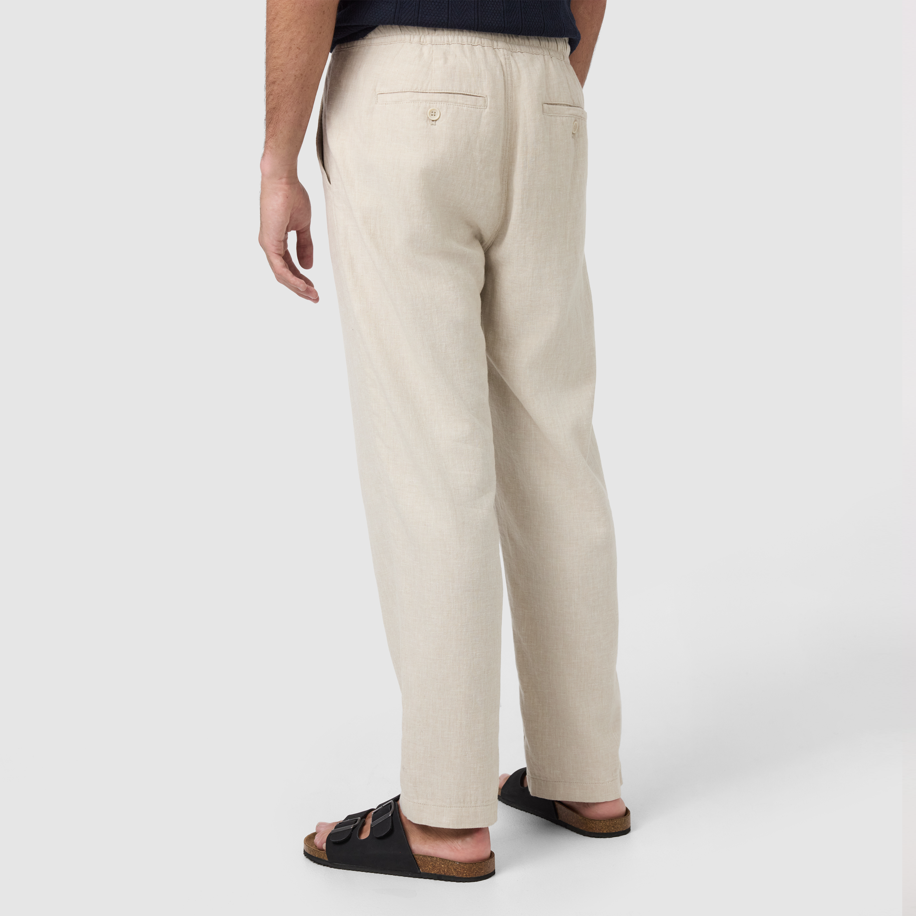 Sand Cabana Linen Blend Pant