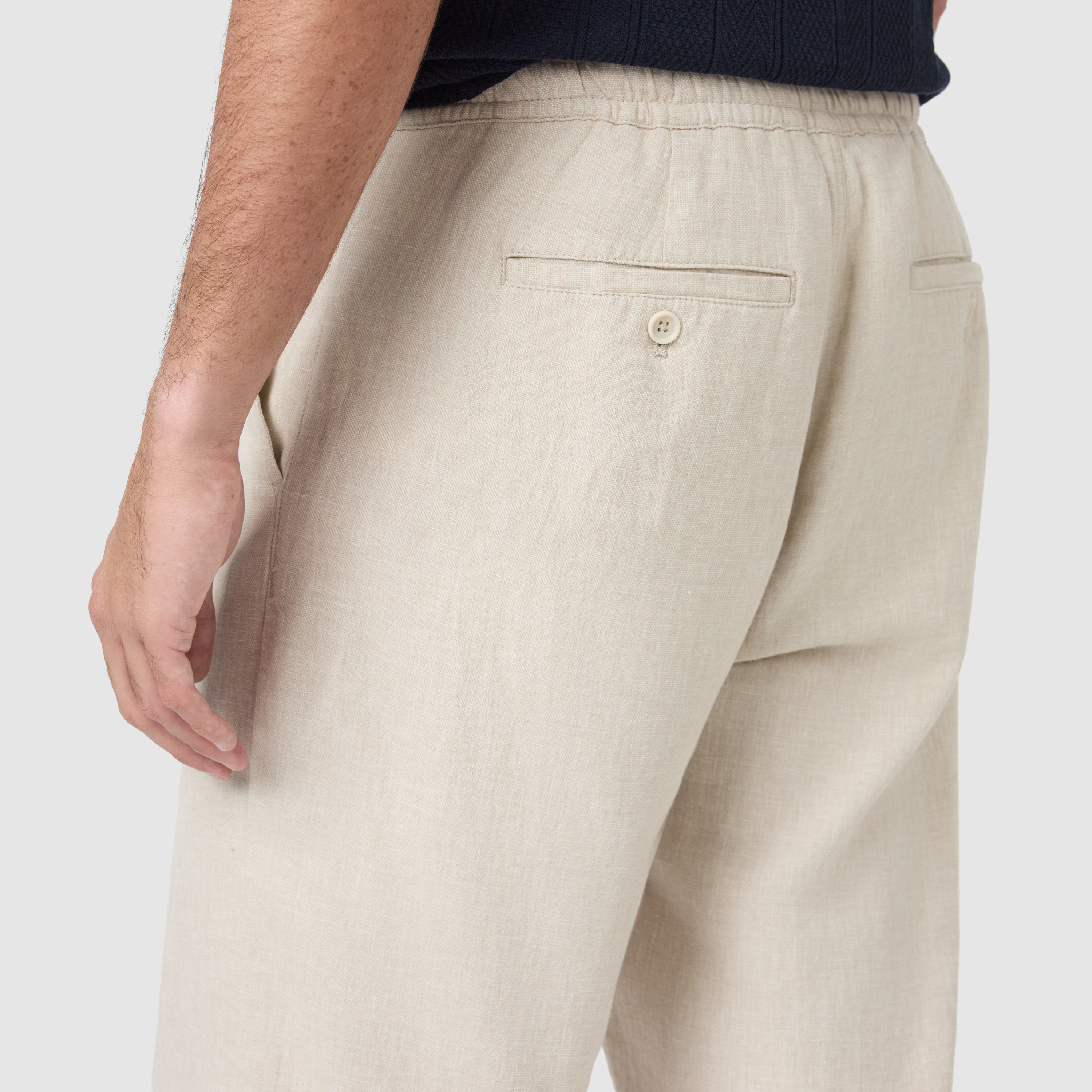 Sand Cabana Linen Blend Pant