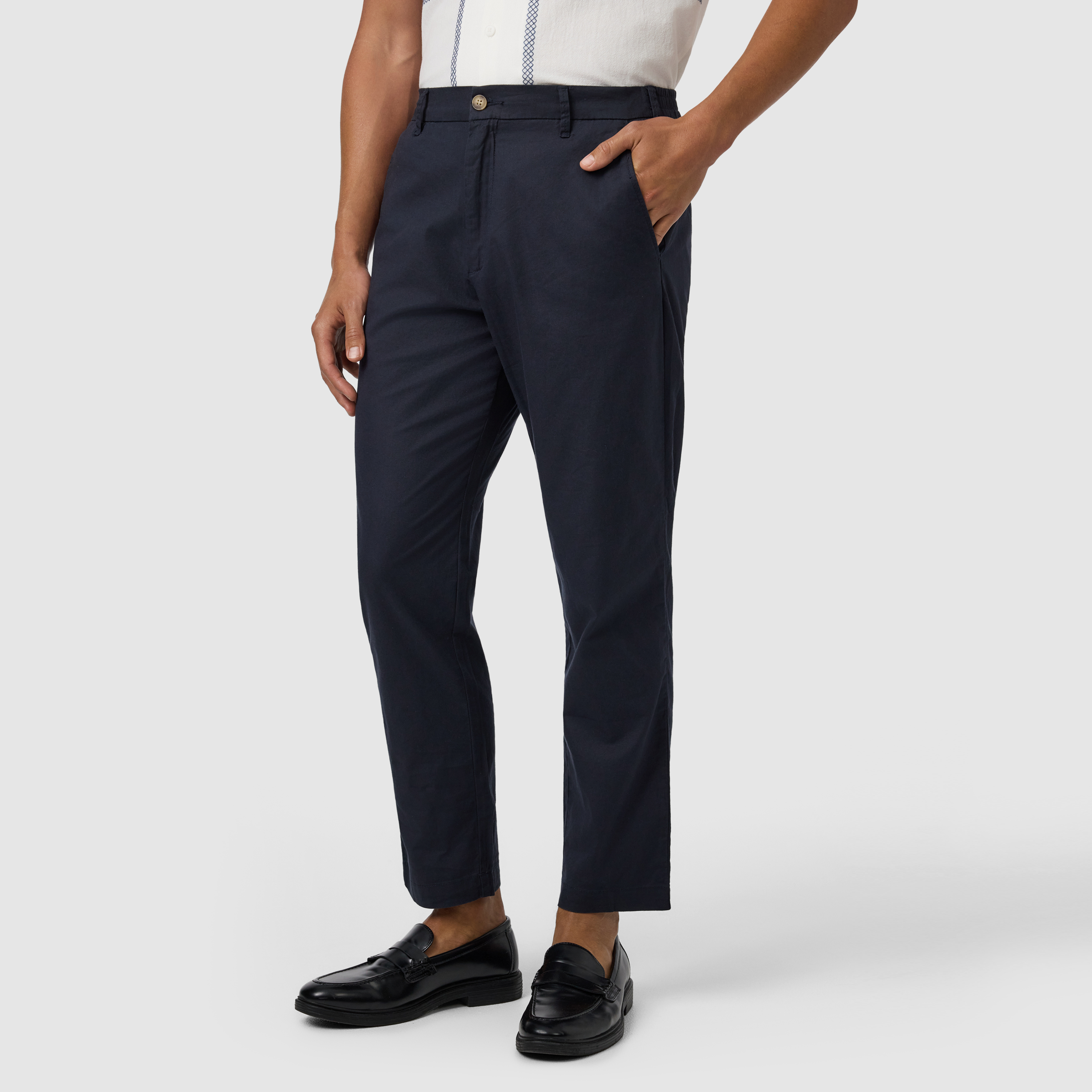 Navy Belize Tapered Pant