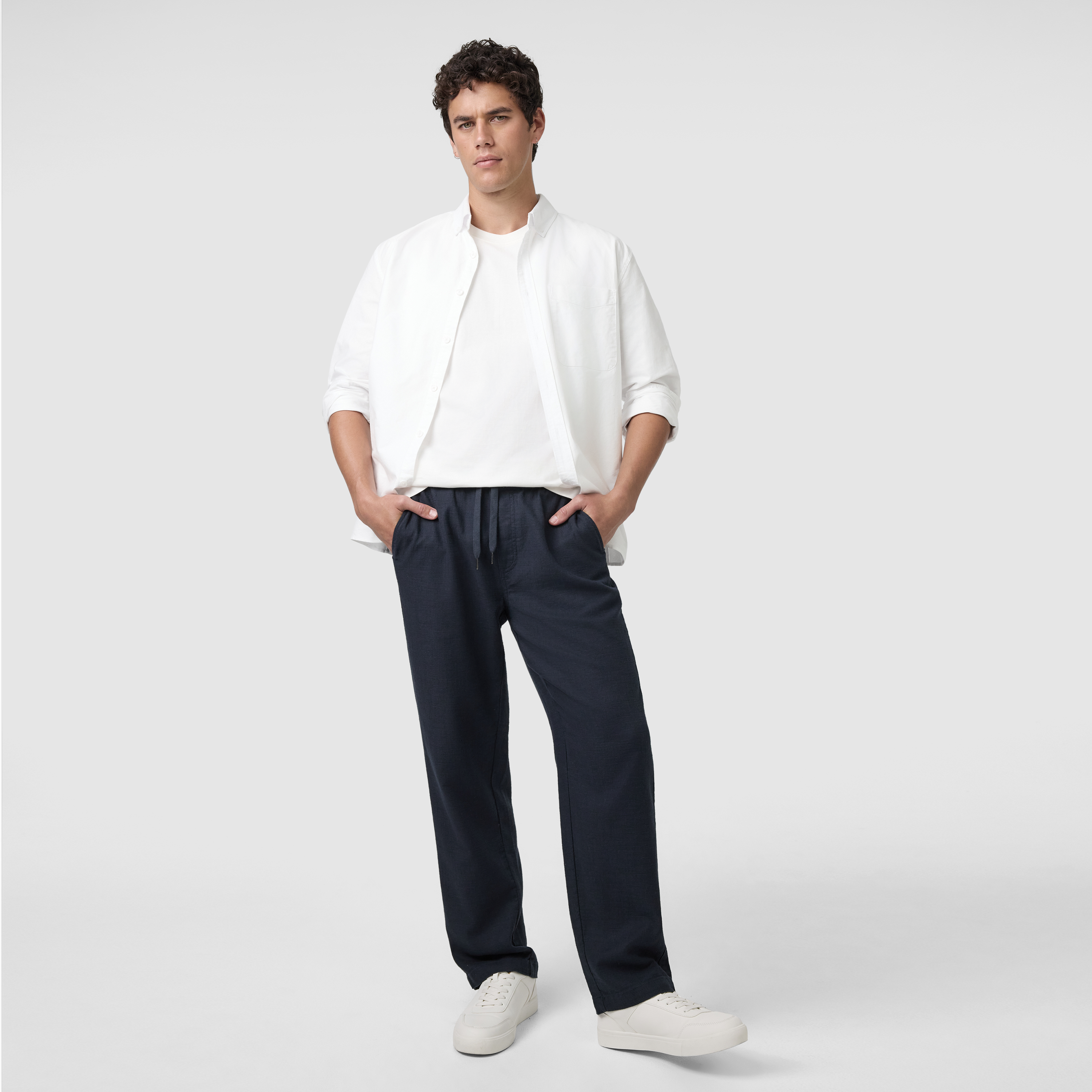 Kai Textured Pull On Pant