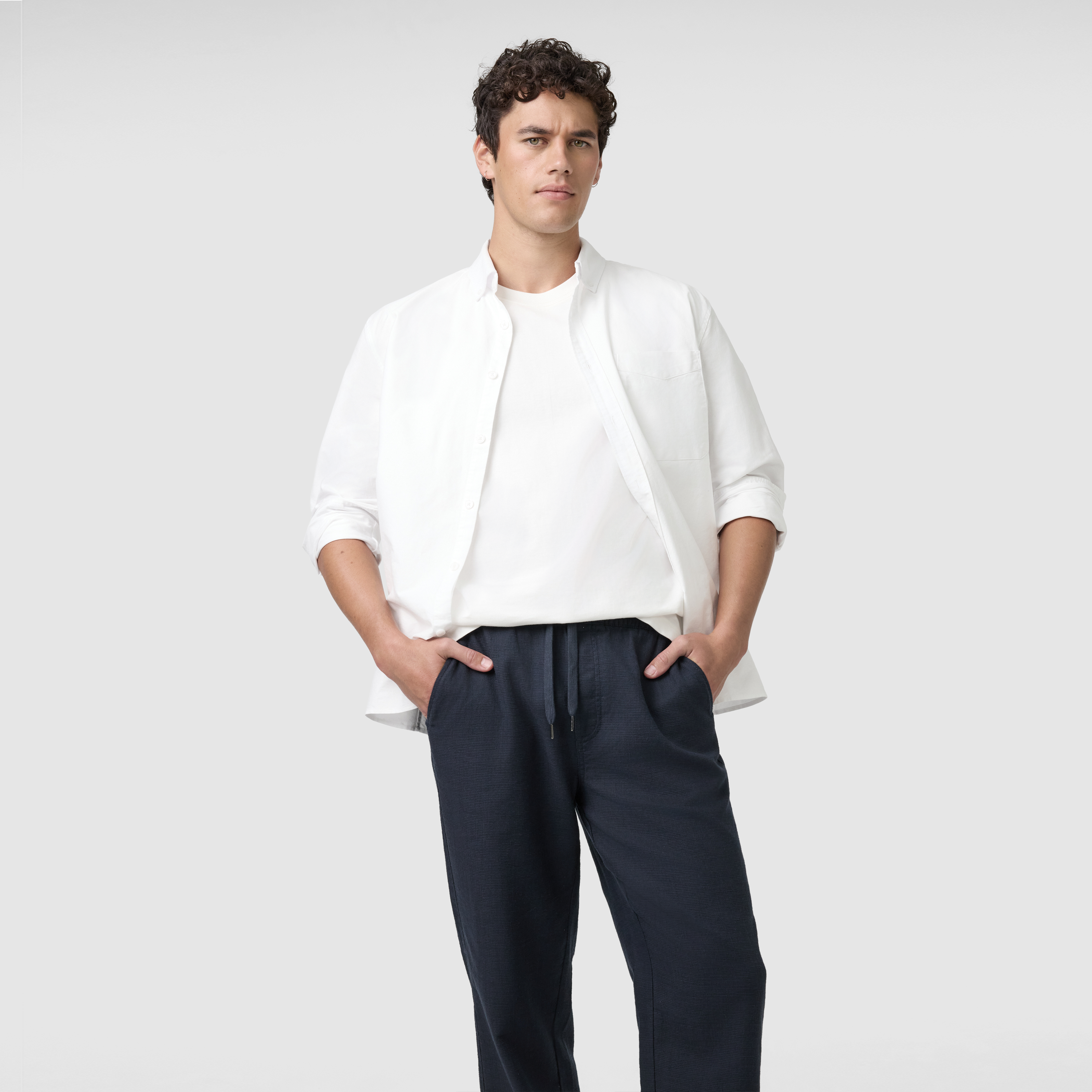 Kai Textured Pull On Pant