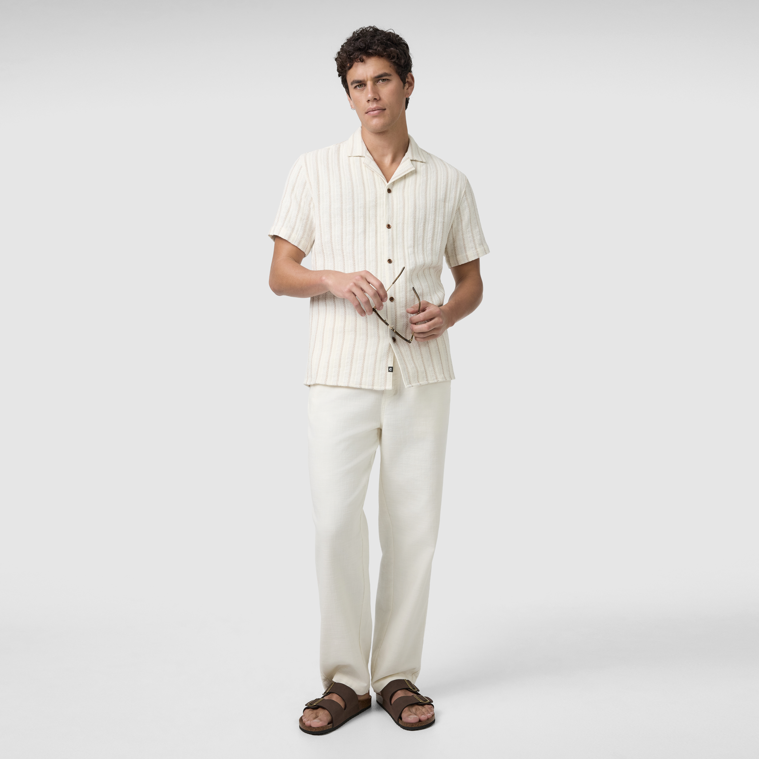 Kai Textured Pull On Pant