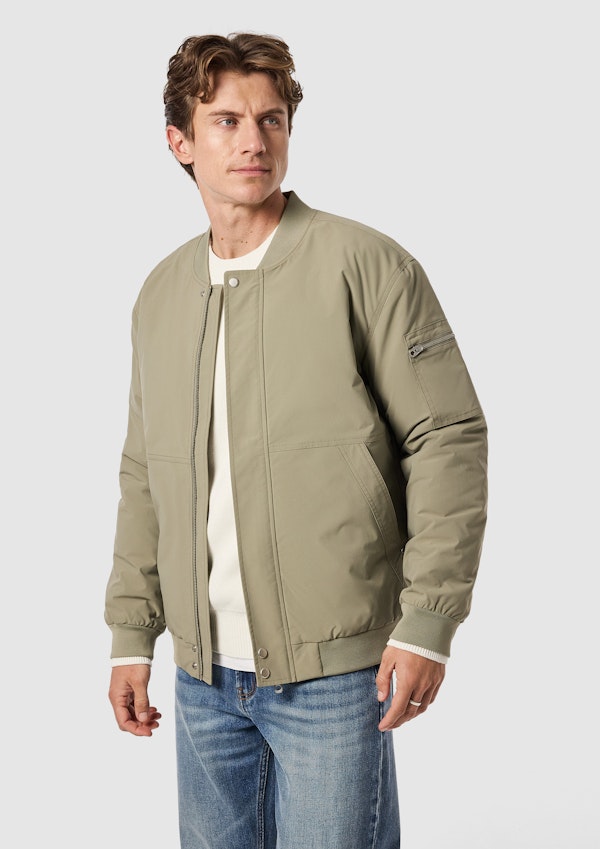 Light Green Scout Bomber Jacket