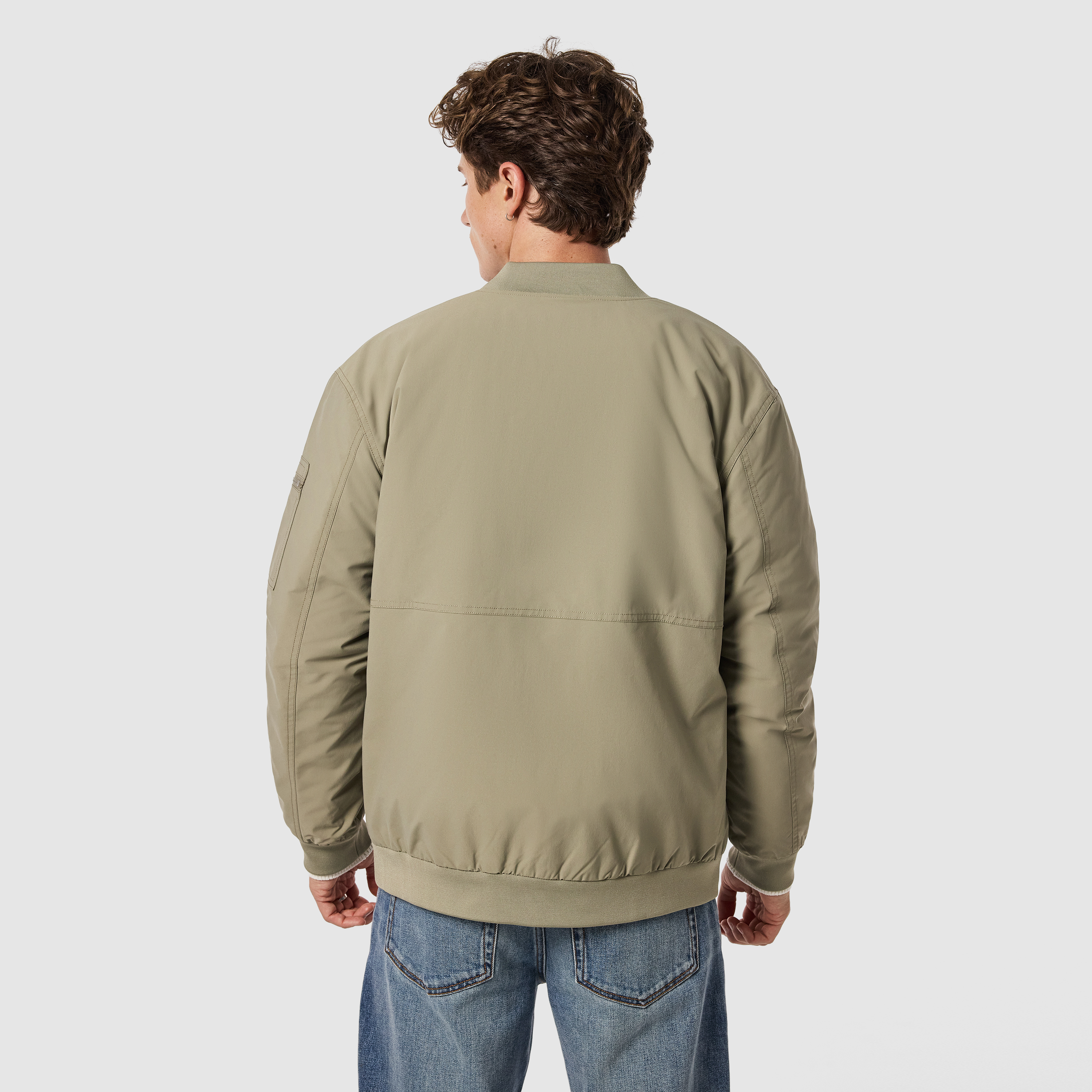 Light Green Scout Bomber Jacket