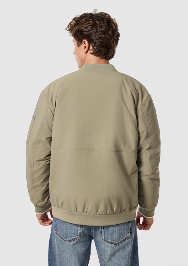 Light Green Scout Bomber Jacket
