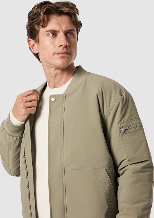 Light Green Scout Bomber Jacket