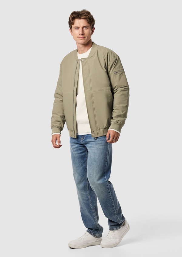 Light Green Scout Bomber Jacket