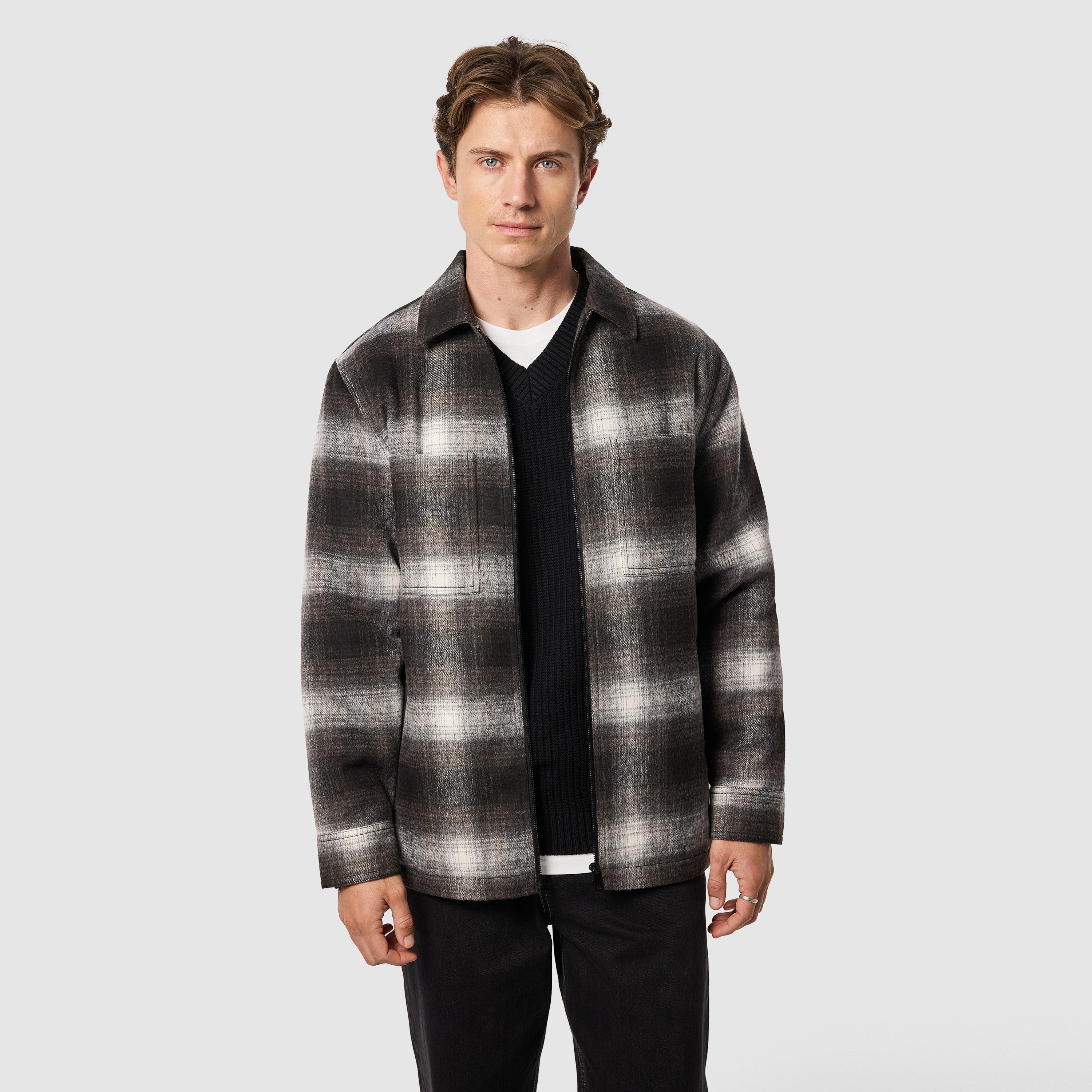 Stirling Check Shacket