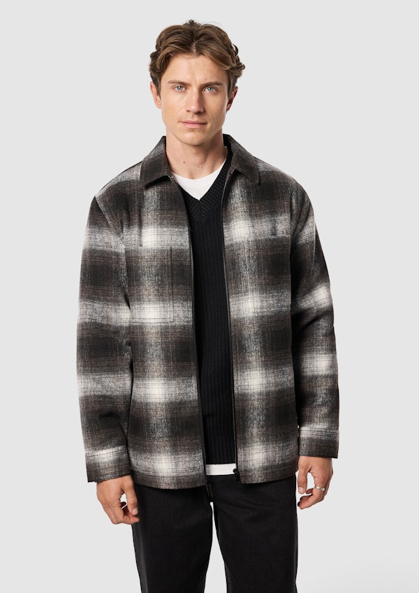 Stirling Check Shacket