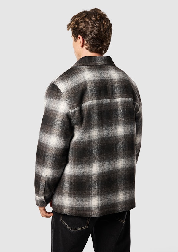 Brown Stirling Check Shacket