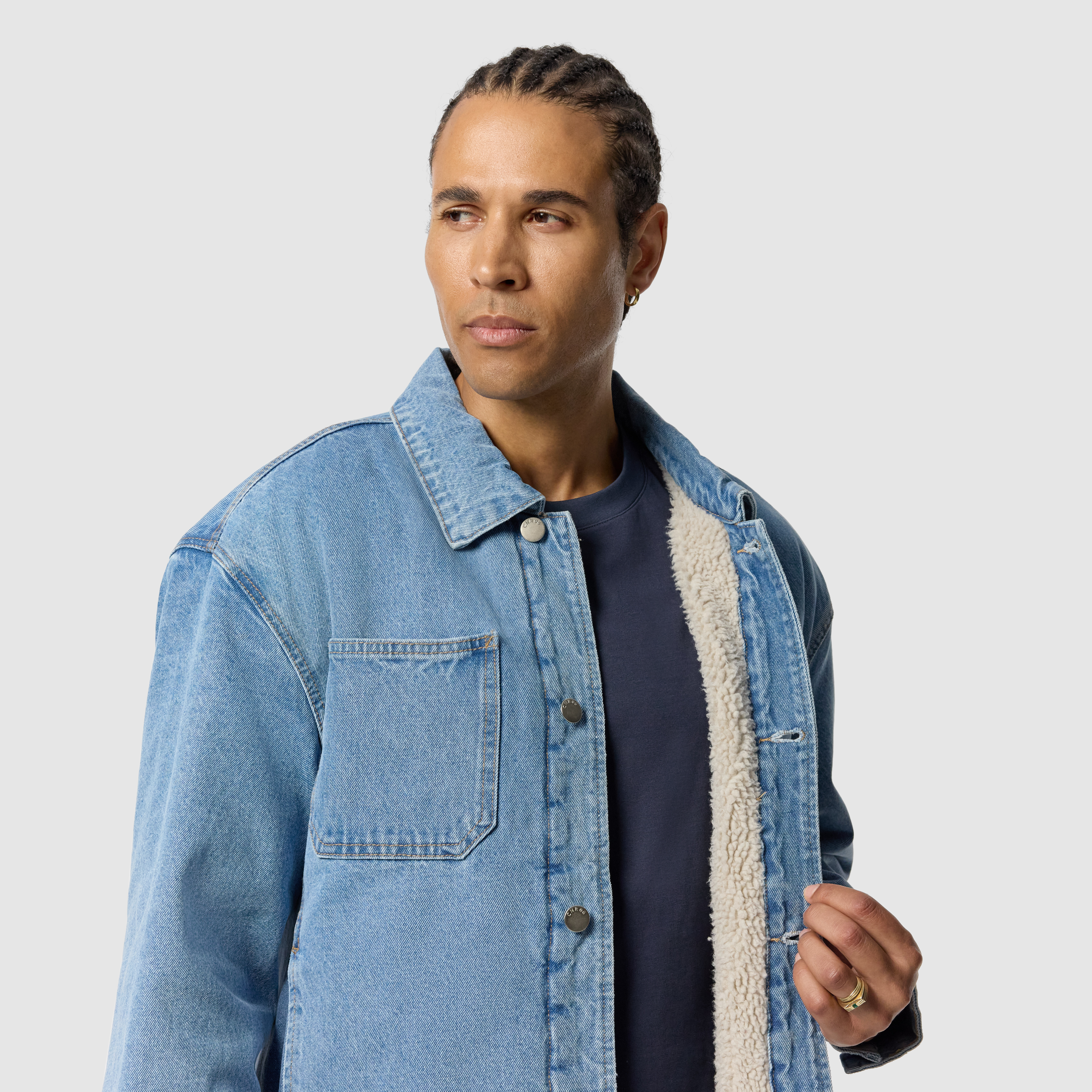 Blue Nomad Borg Lined Denim Jacket