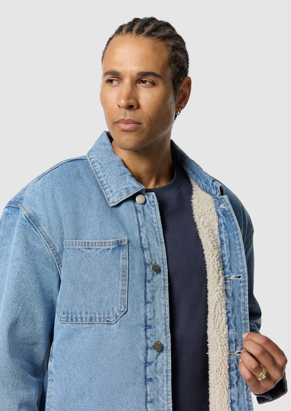 Blue Nomad Borg Lined Denim Jacket