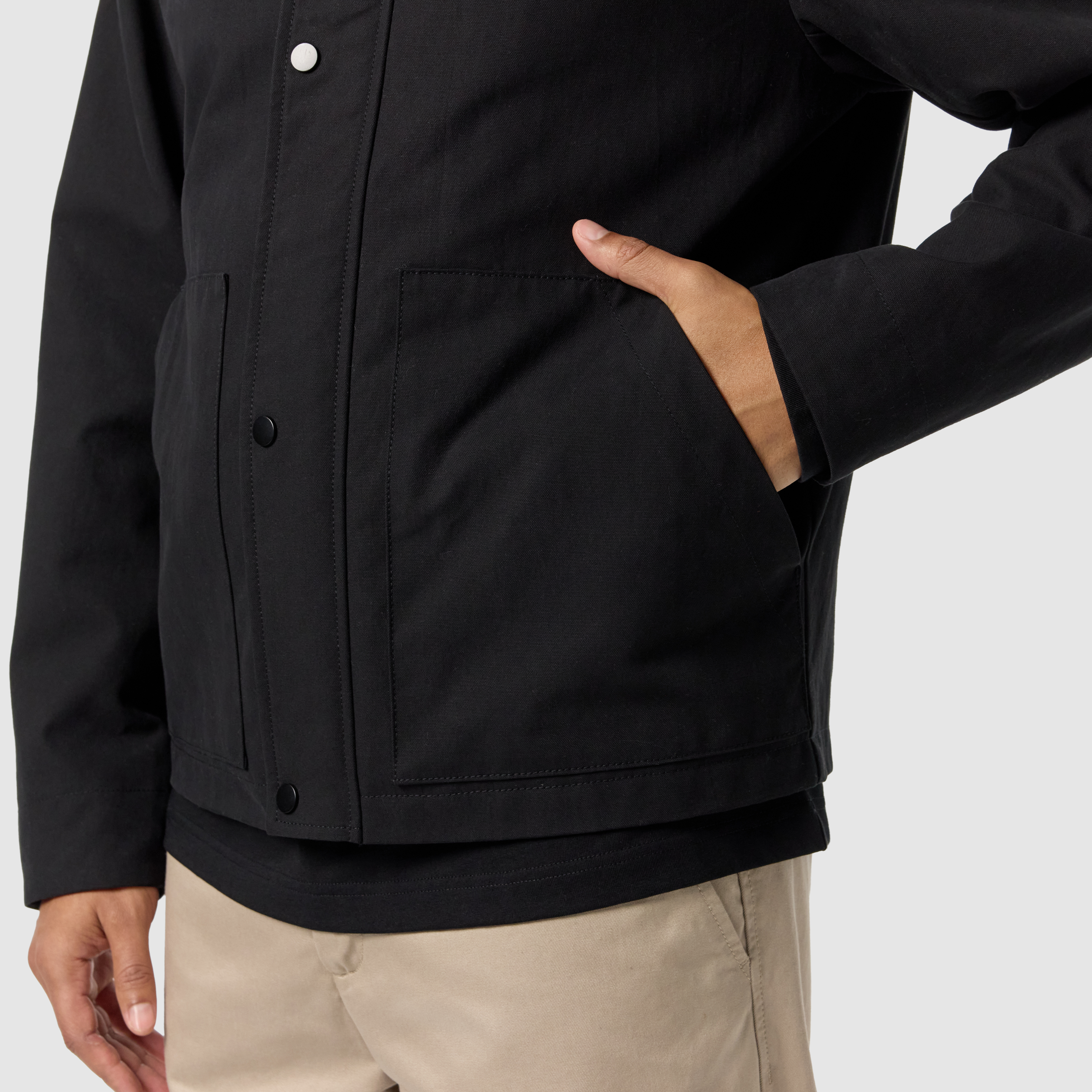 Black Outlander Worker Jacket