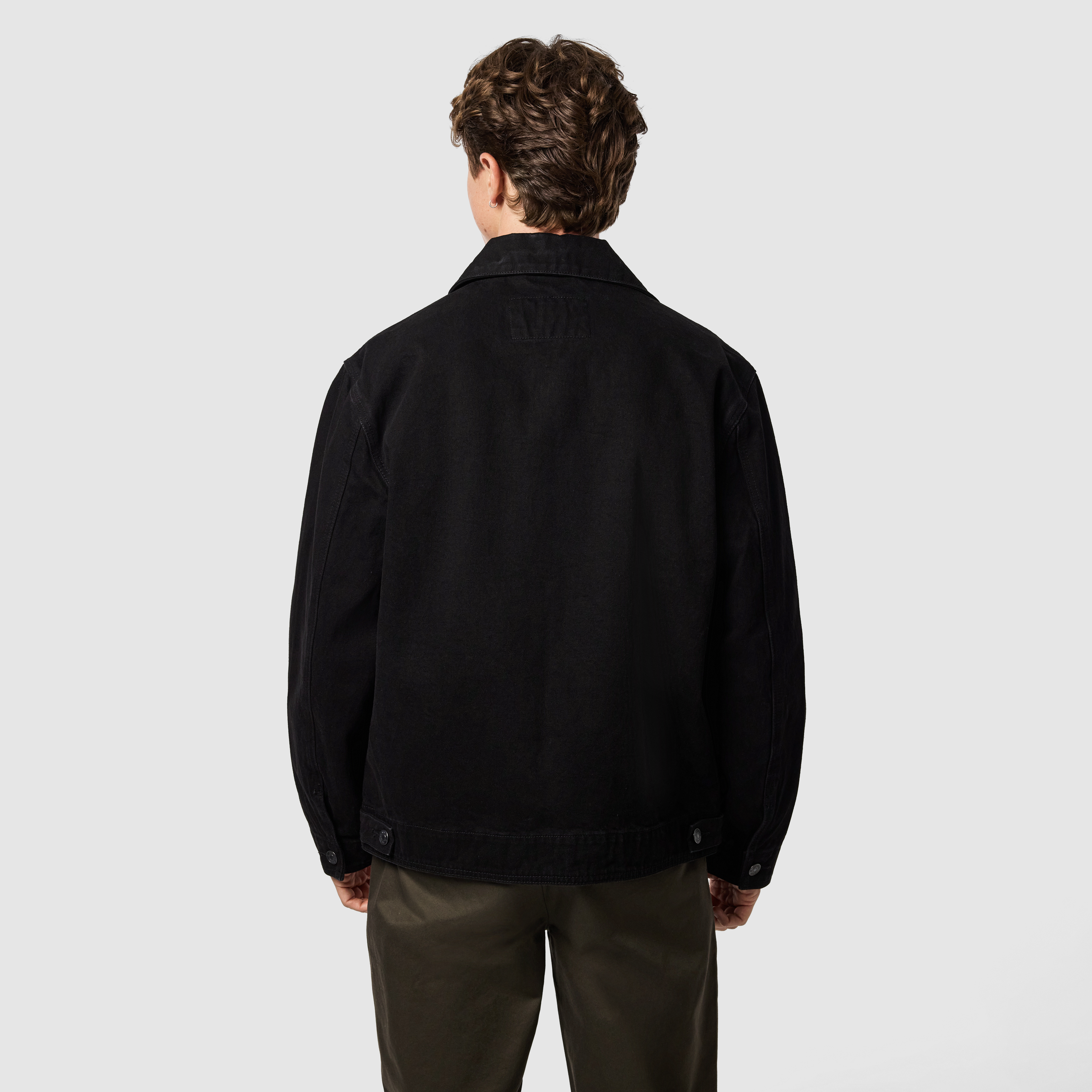 Black Ollie Denim Worker Jacket