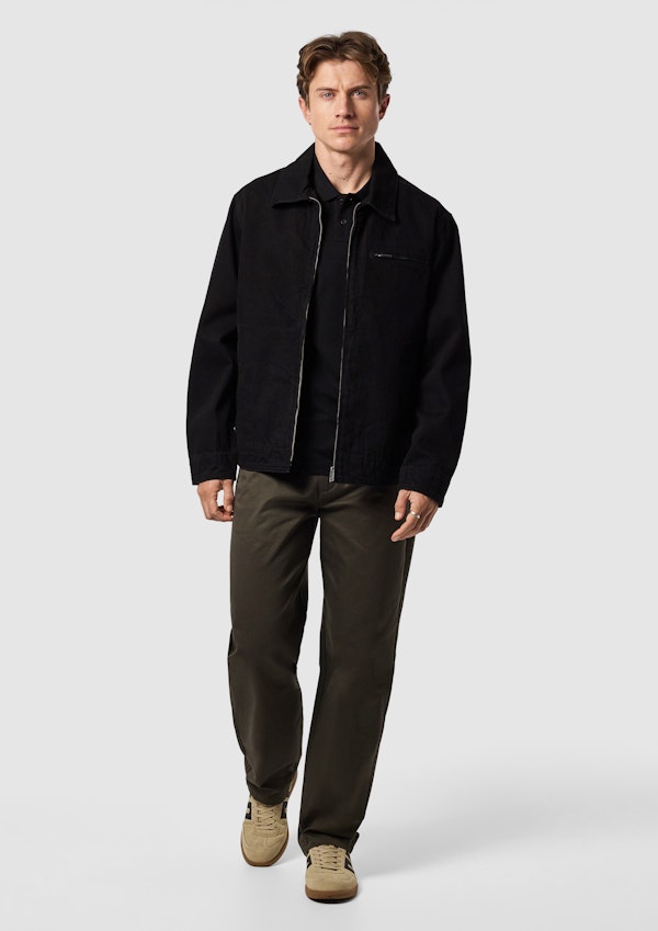 Black Ollie Denim Worker Jacket