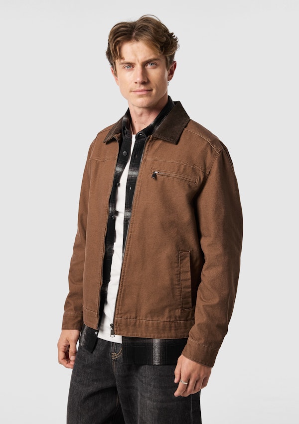 Camel Logan Worker Jacket