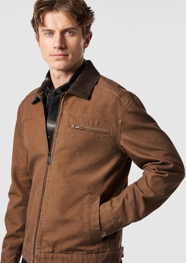 Camel Logan Worker Jacket