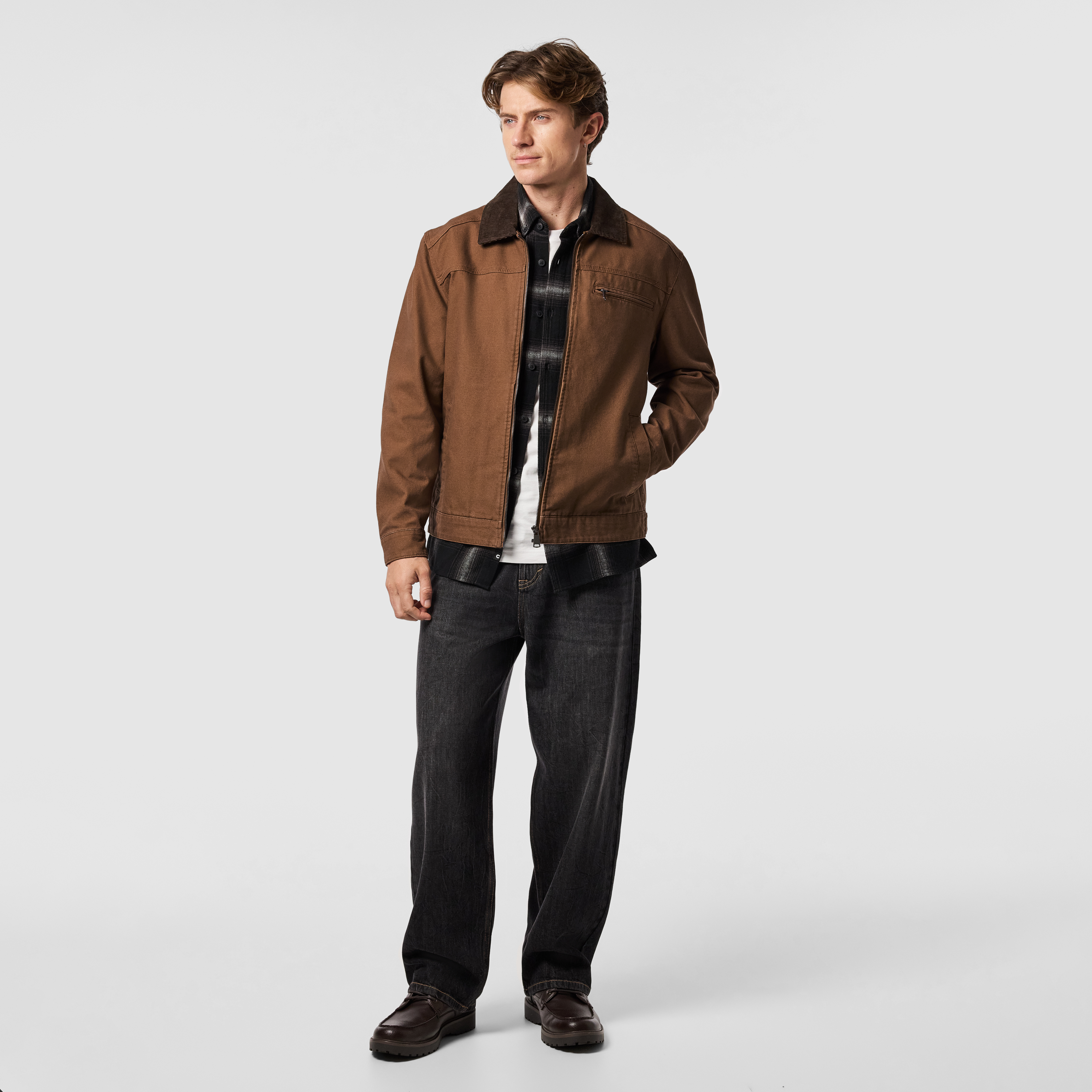 Camel Logan Worker Jacket
