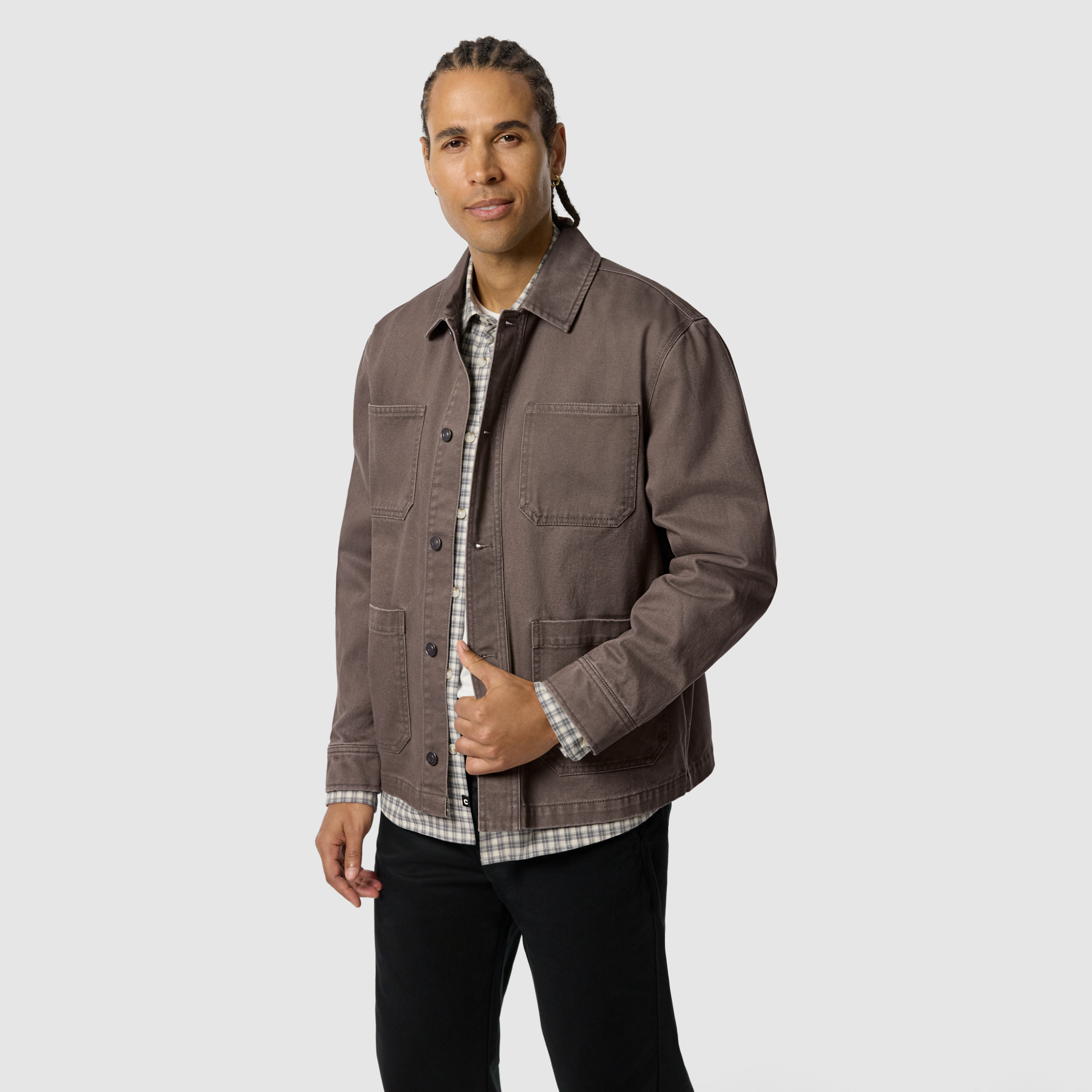 Mid Brown Reynolds Worker Jacket