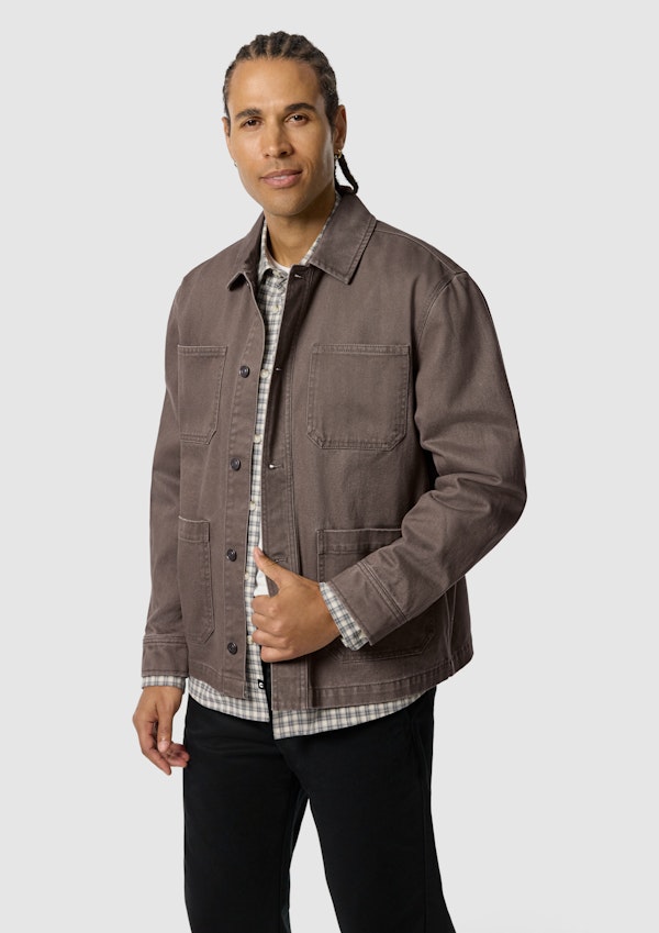 Mid Brown Reynolds Worker Jacket