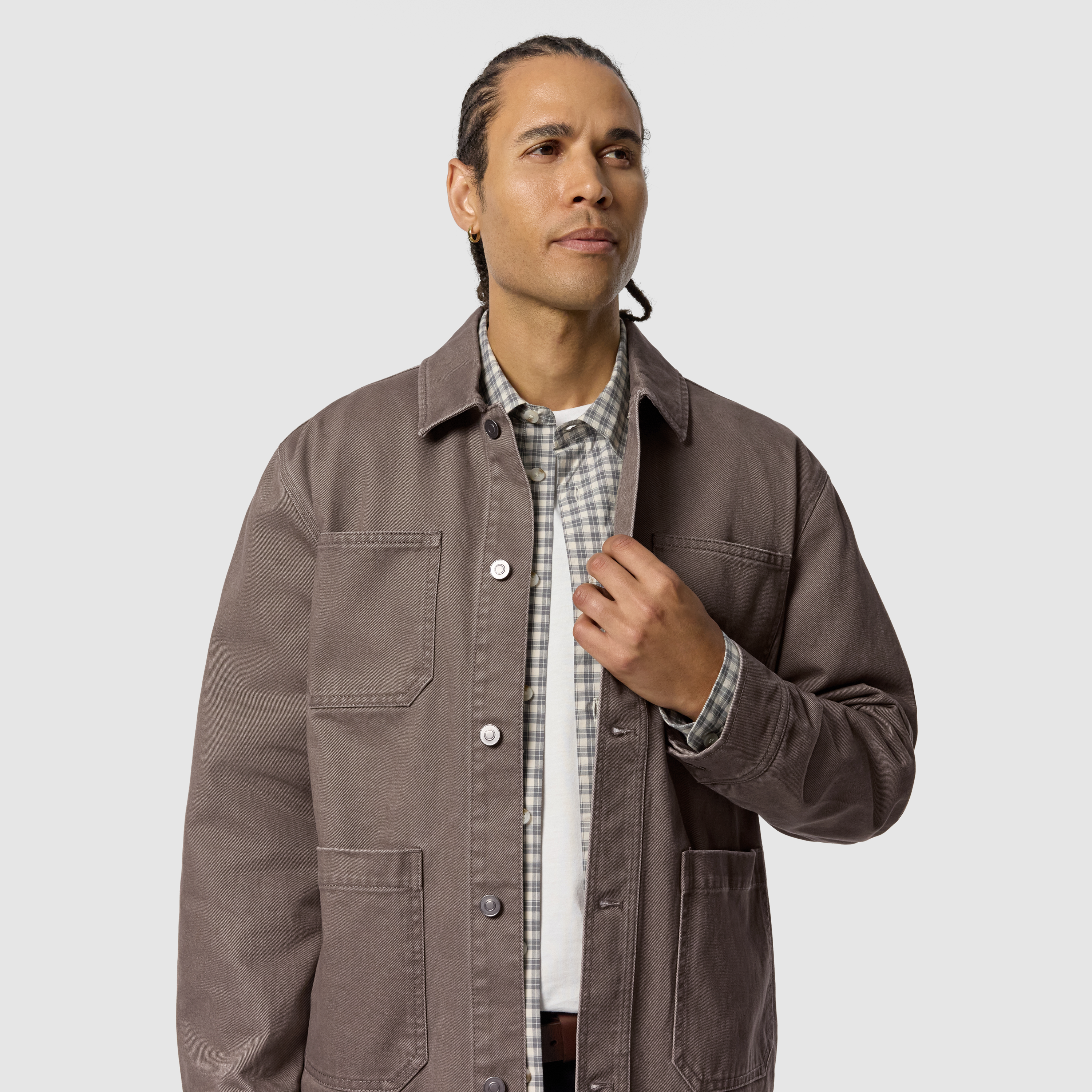Mid Brown Reynolds Worker Jacket