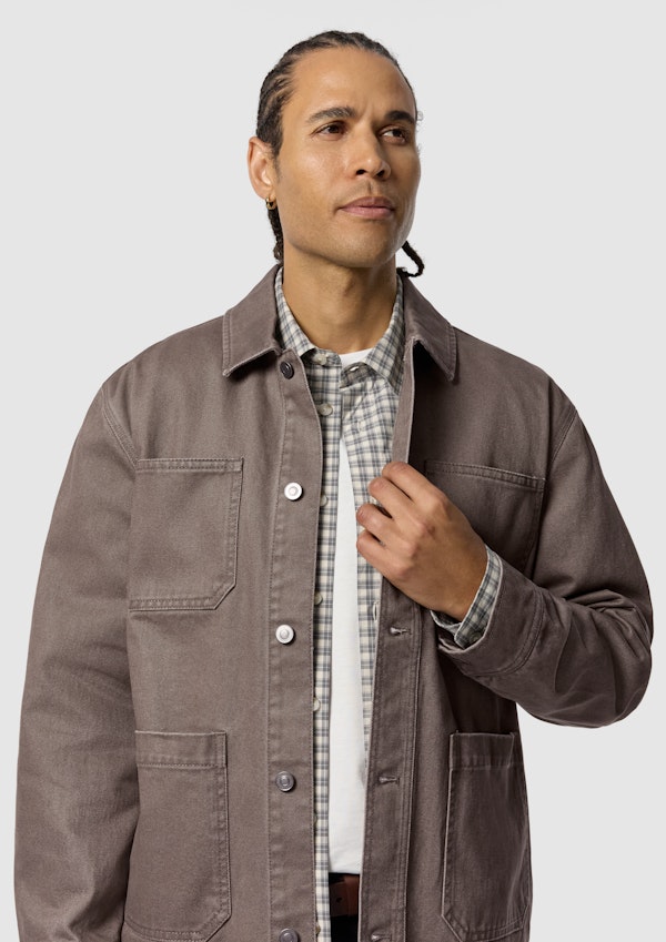 Mid Brown Reynolds Worker Jacket