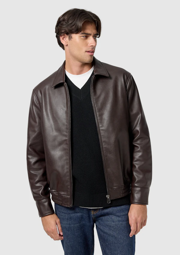 Dylan Faux Leather Jacket