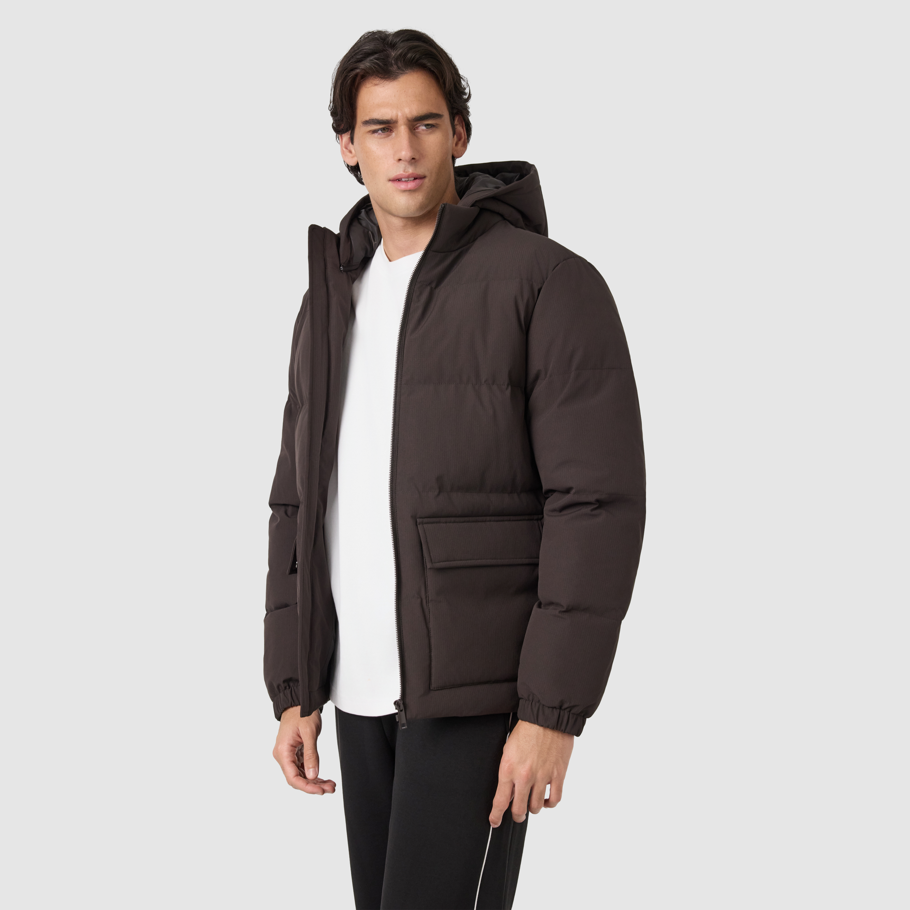 Brown Forster Puffa Jacket
