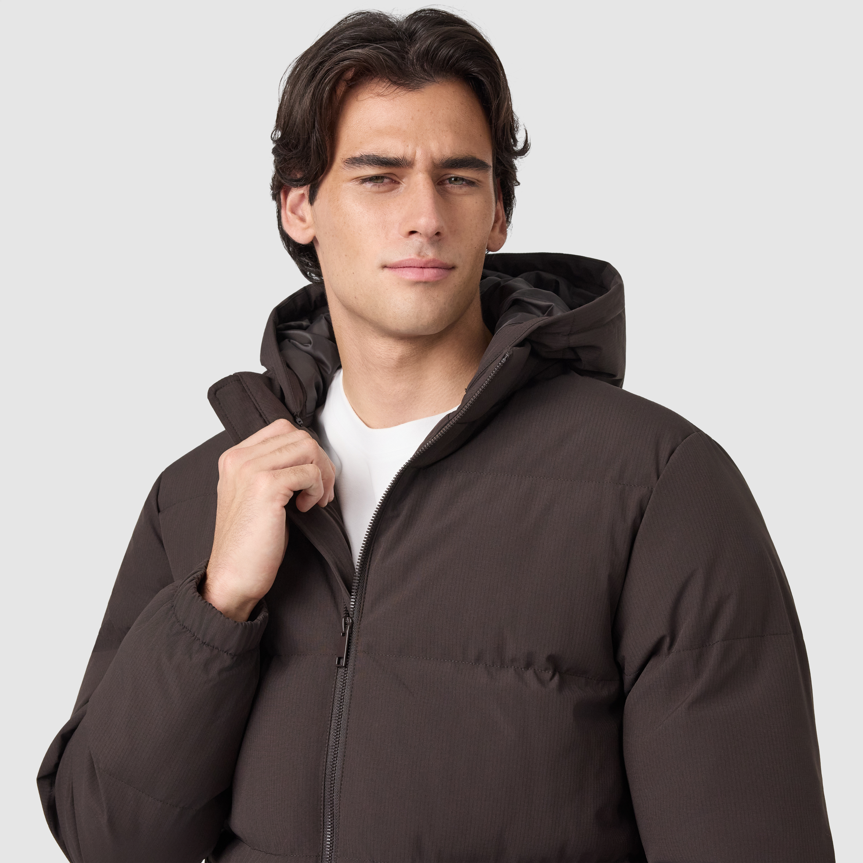 Brown Forster Puffa Jacket