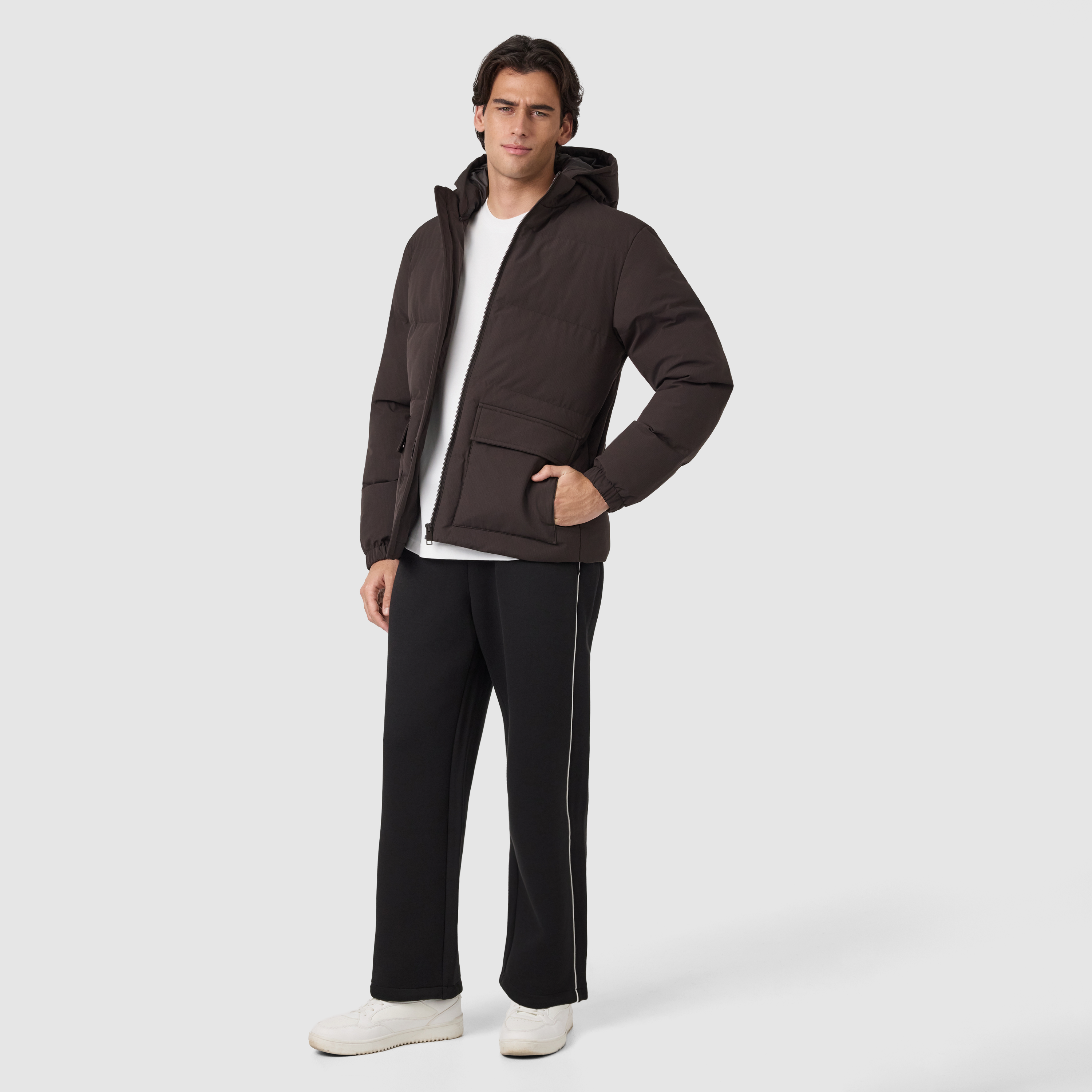 Brown Forster Puffa Jacket