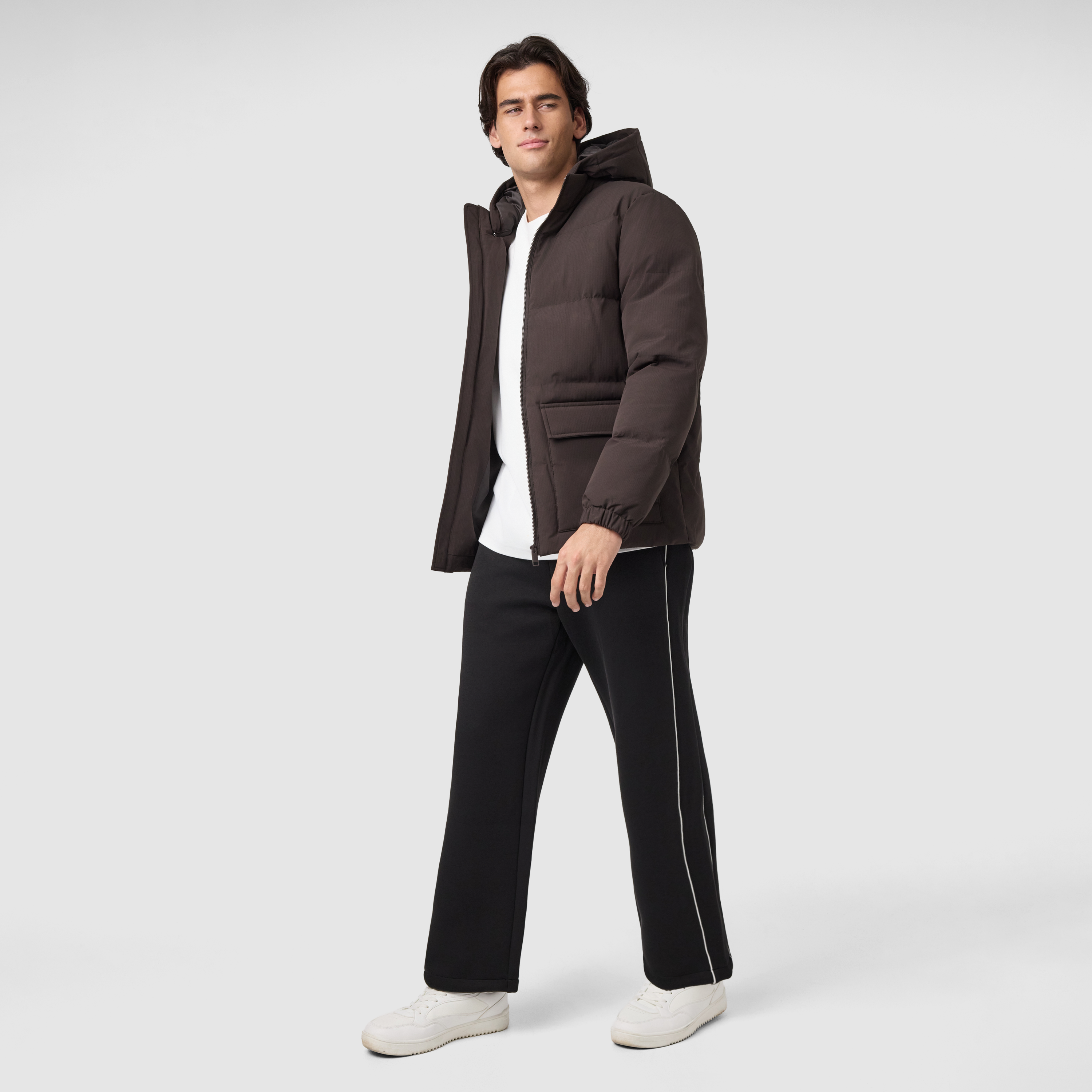 Brown Forster Puffa Jacket