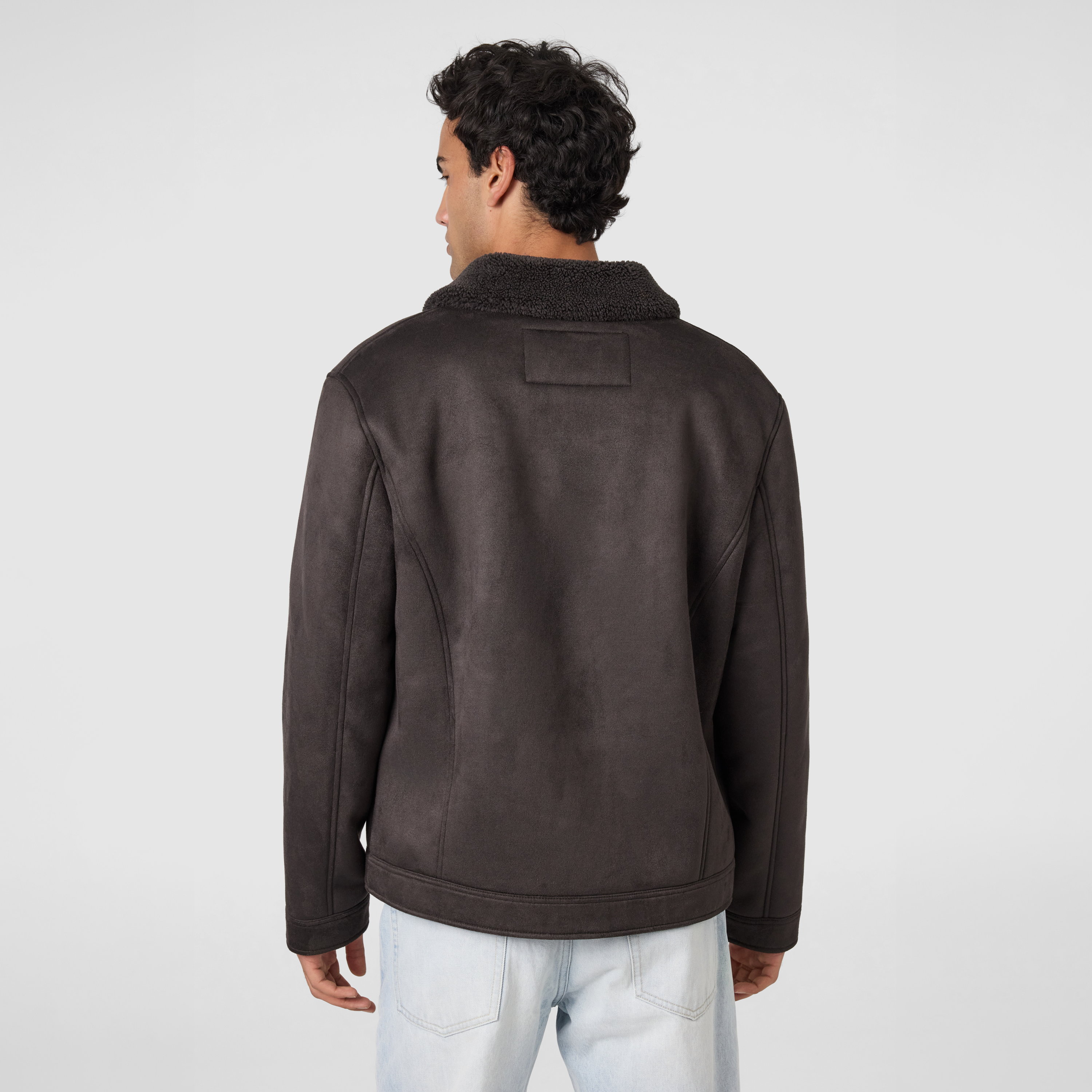 Chocolate Cruise Faux Suede Jacket