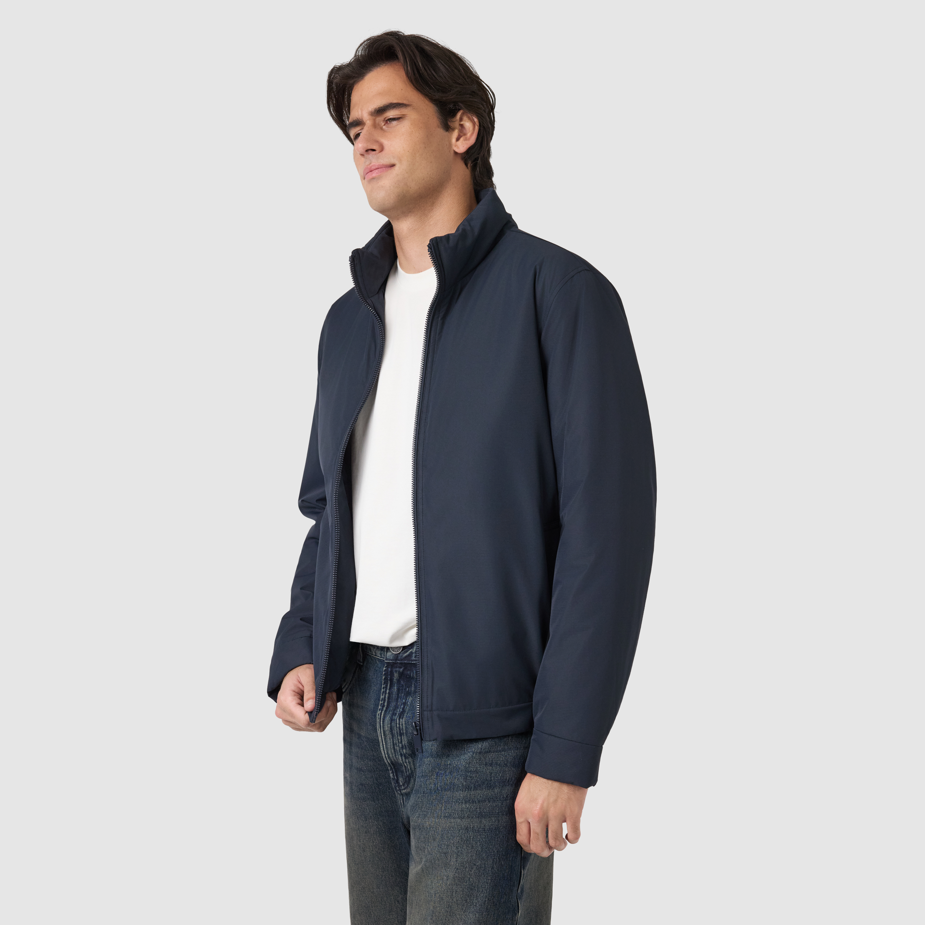 Navy Harrington Jacket