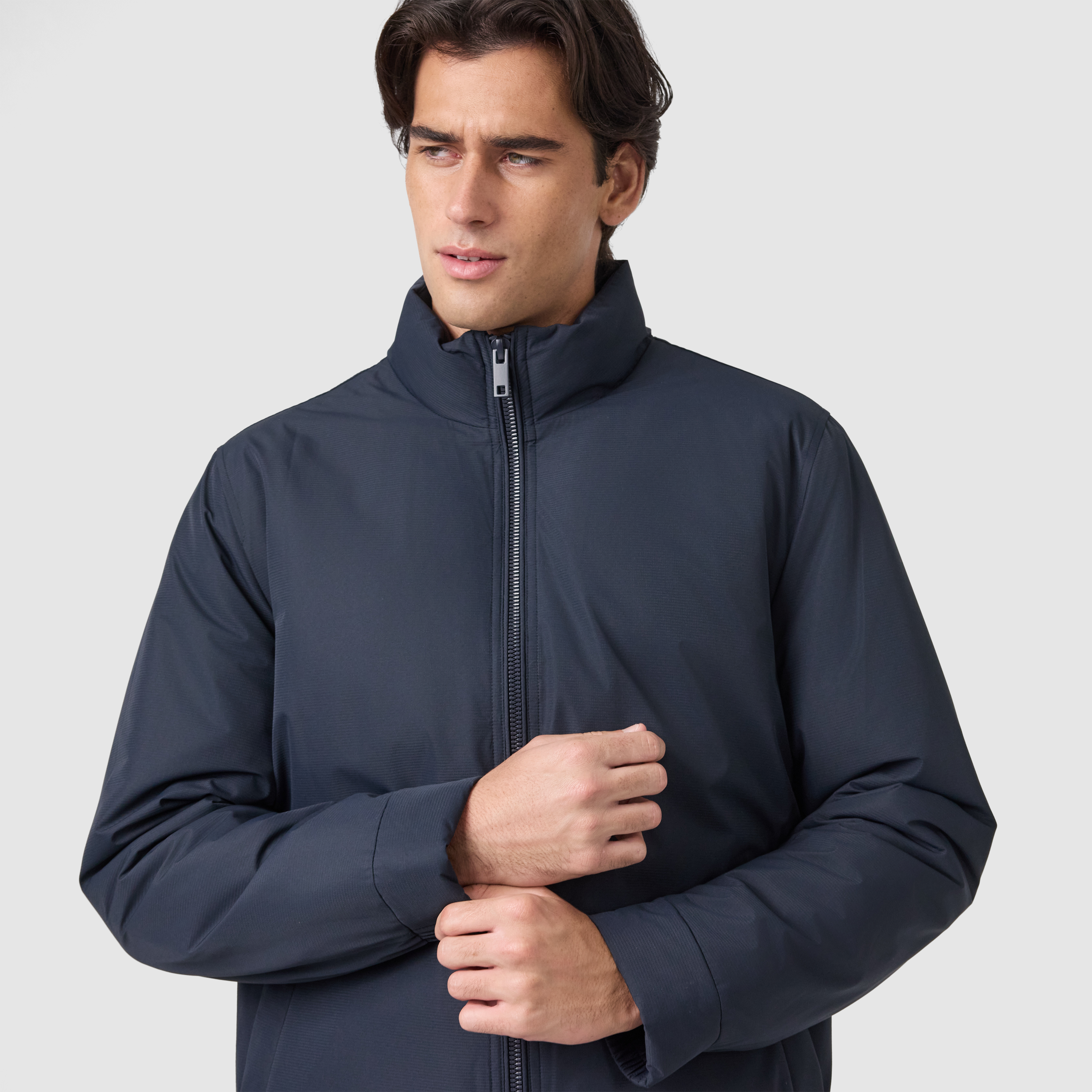 Navy Harrington Jacket