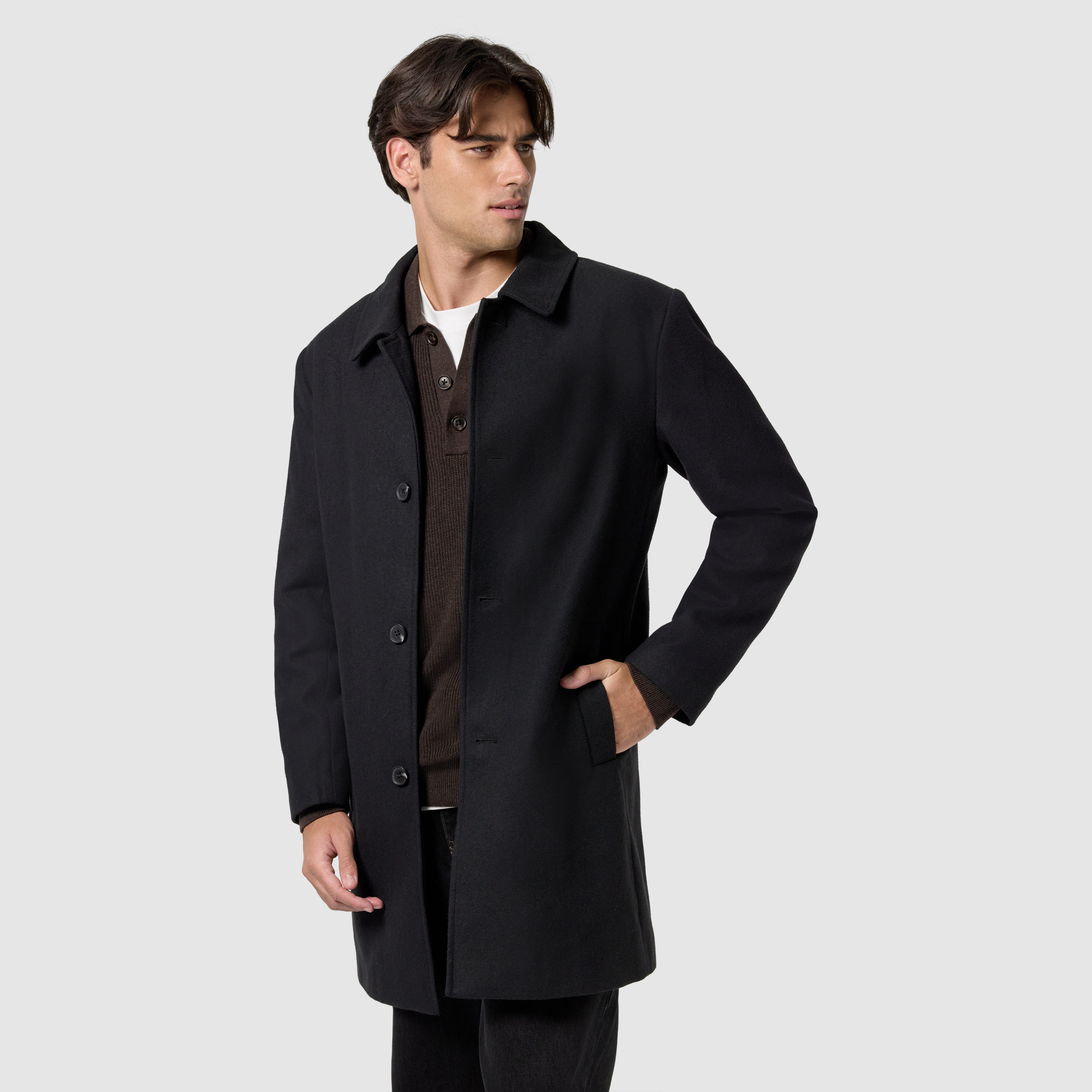 Black Bristol Coat