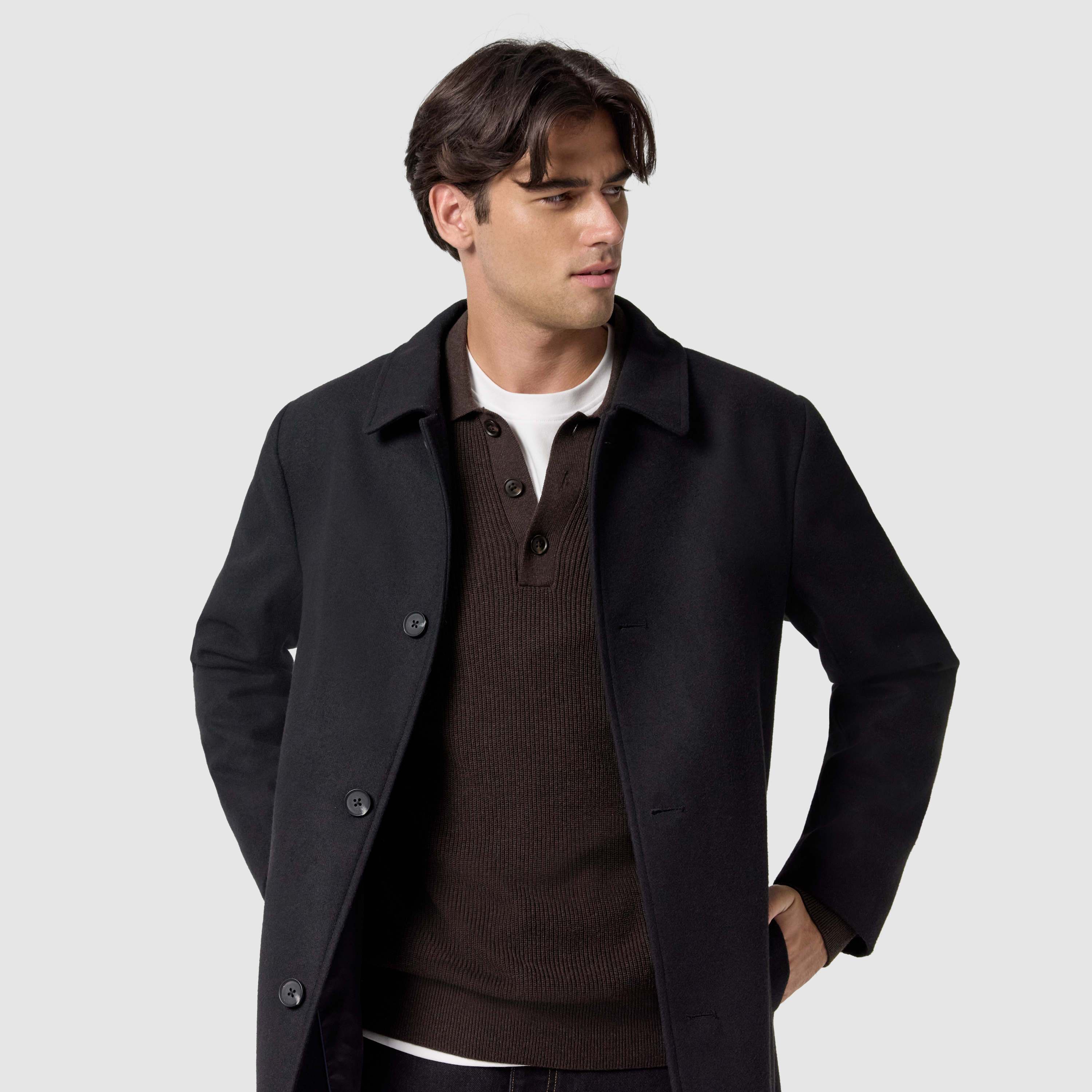 Black Bristol Coat