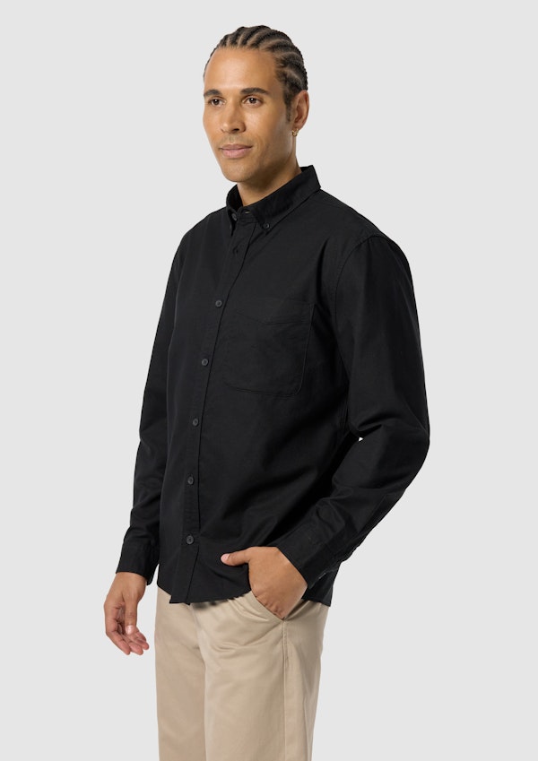 Black Chapman Oxford Shirt