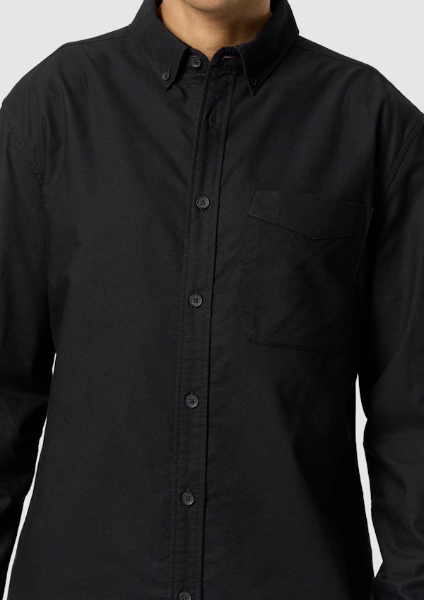 Black Chapman Oxford Shirt