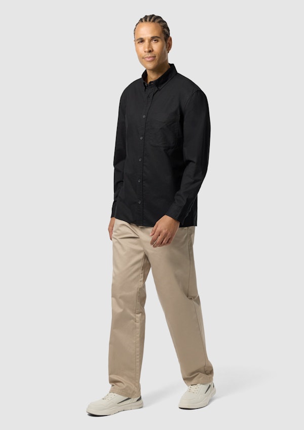 Black Chapman Oxford Shirt