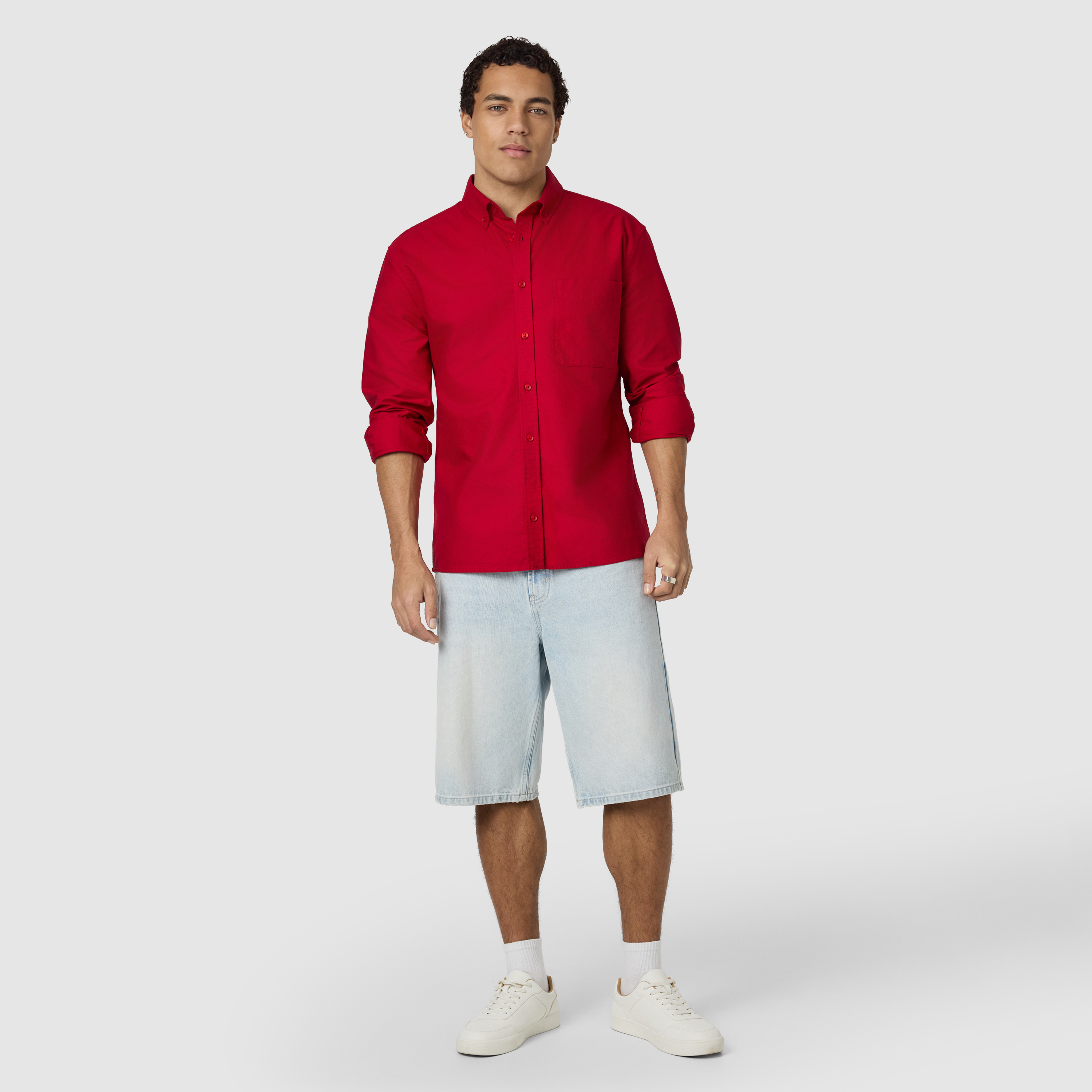 Red Chapman Oxford Shirt