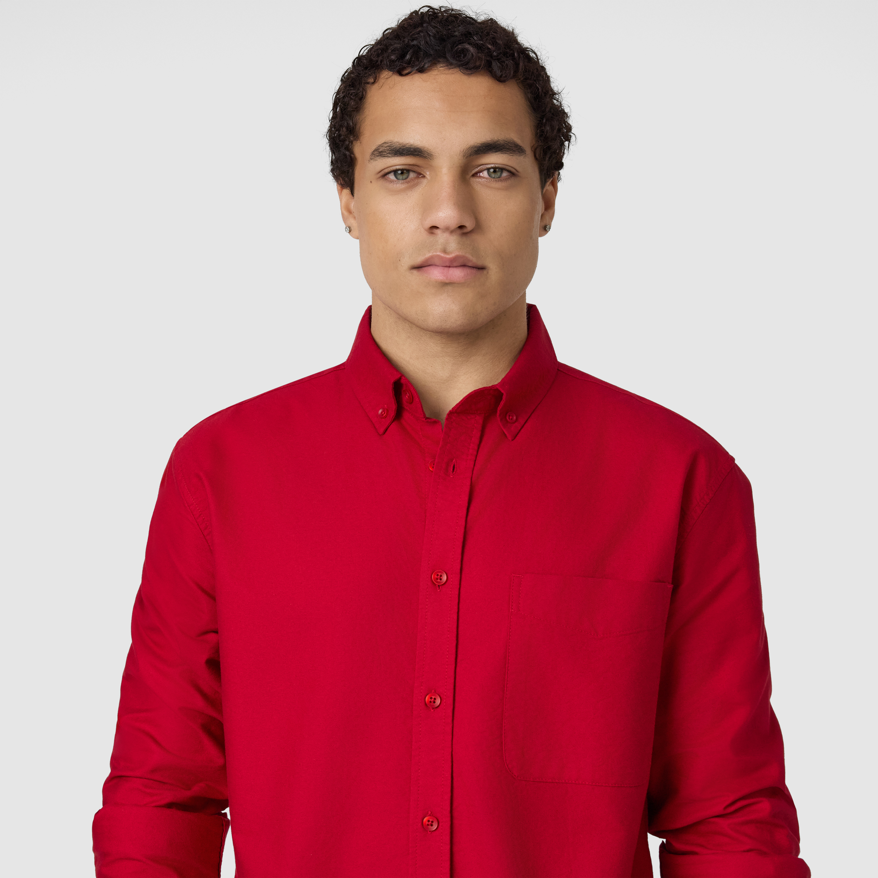 Red Chapman Oxford Shirt