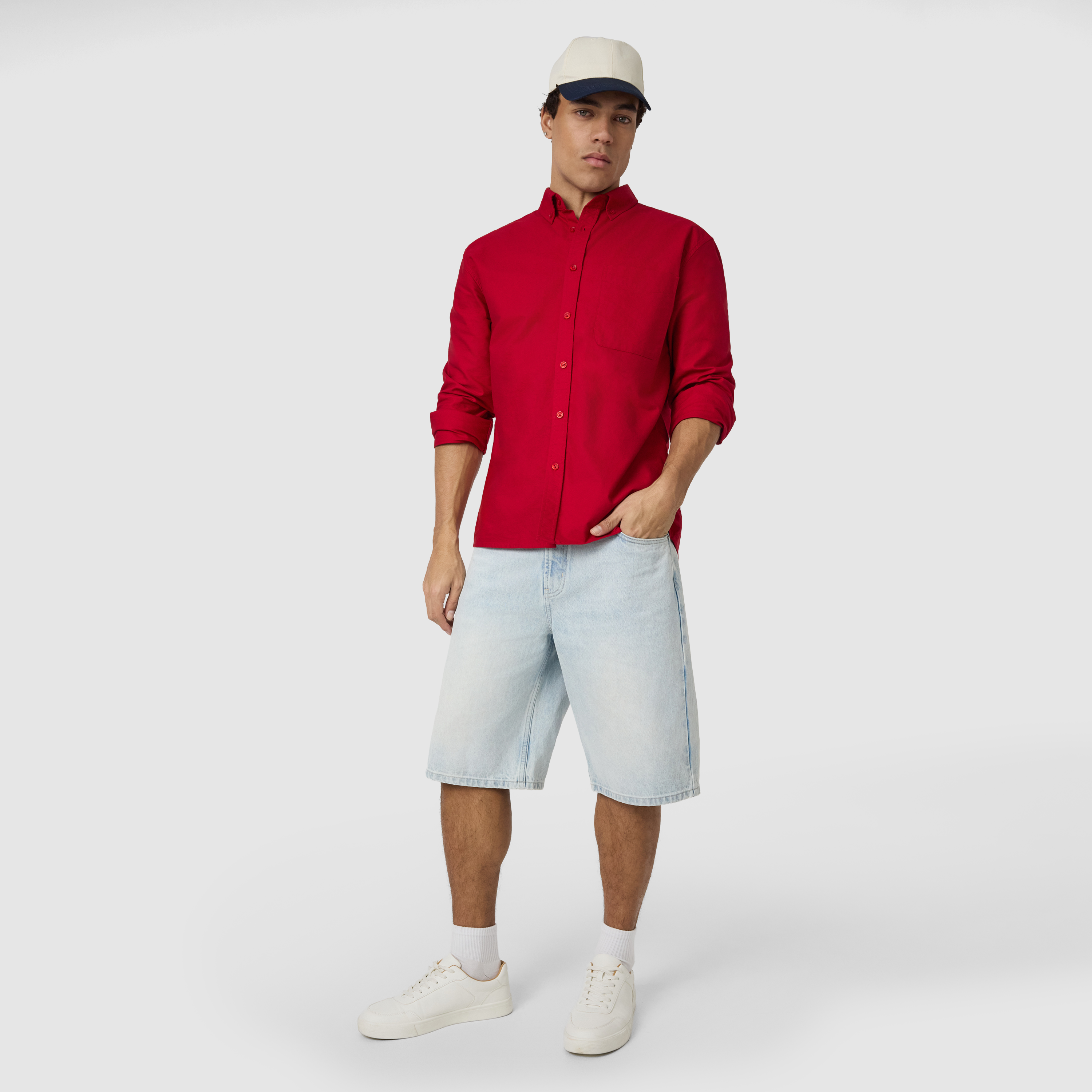 Red Chapman Oxford Shirt