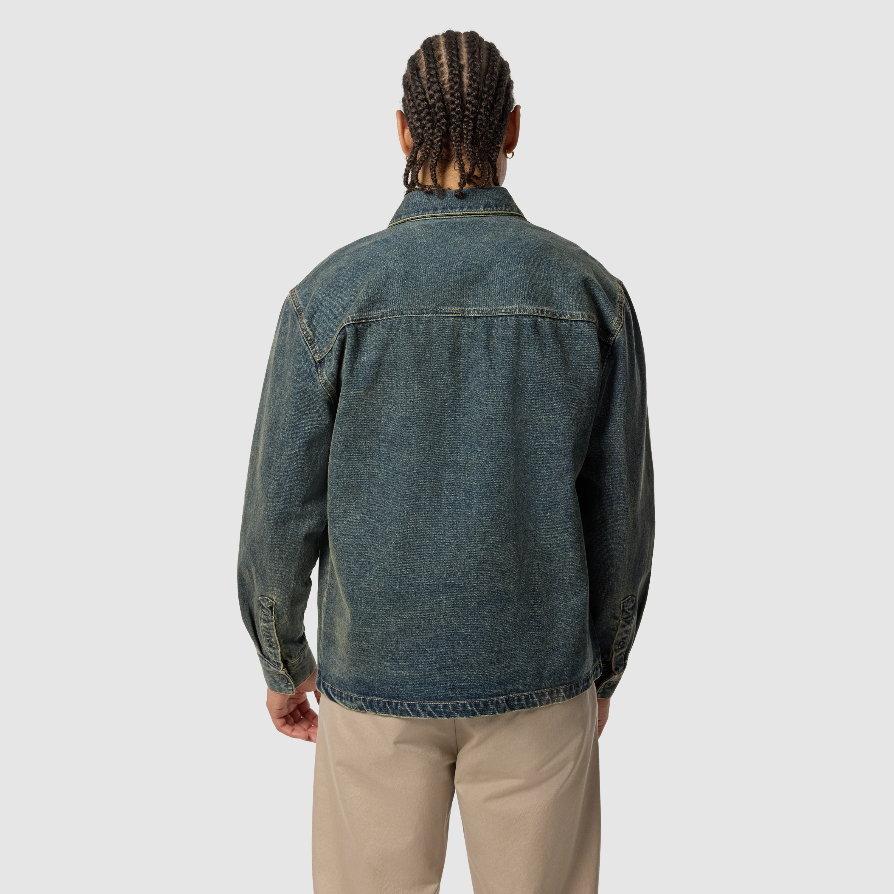 Dark Denim Rowe Denim Overshirt