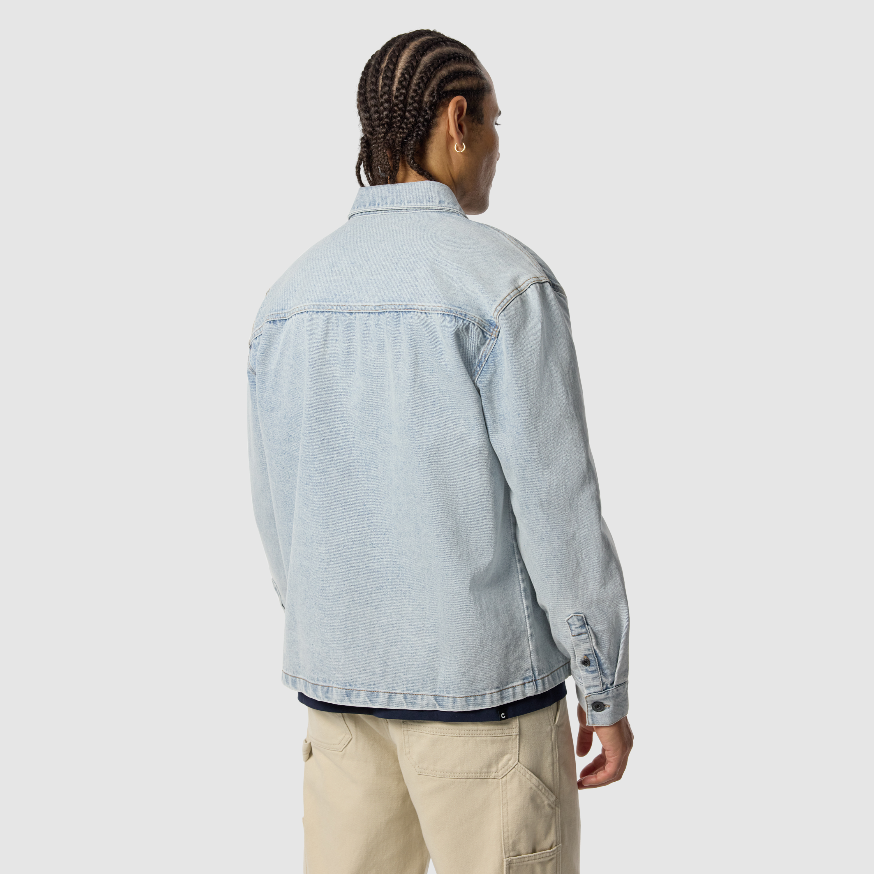 Light Denim Rowe Denim Overshirt