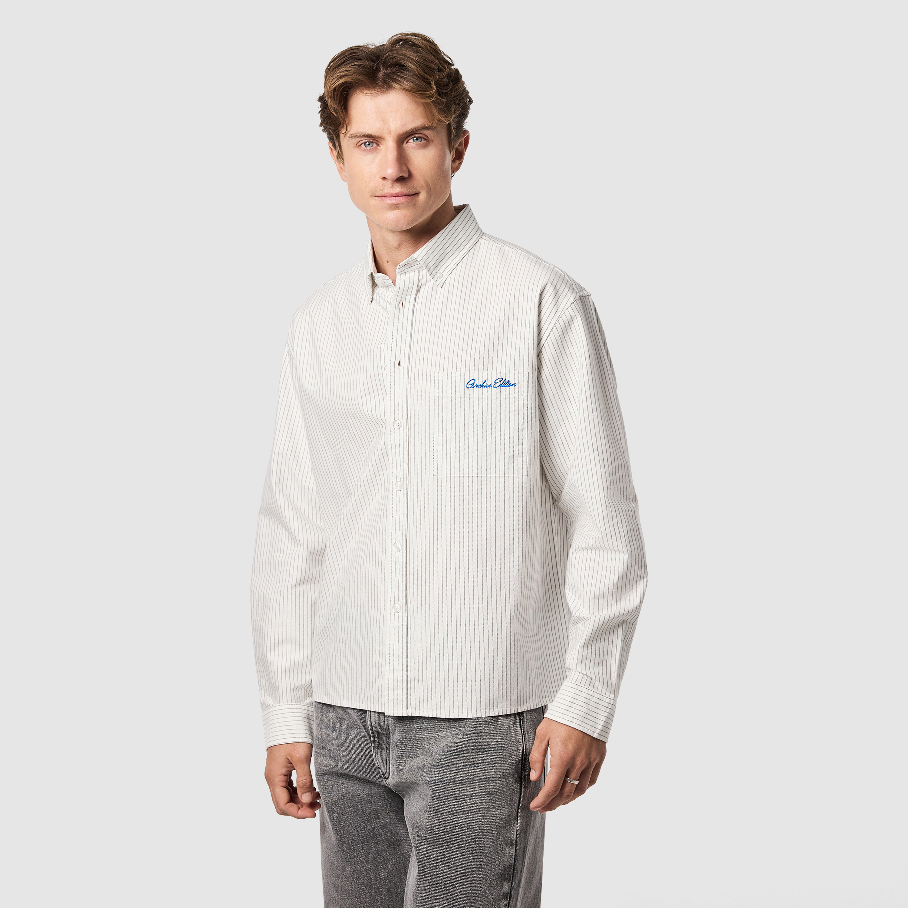 Off White Zorro Oxford Stripe Shirt