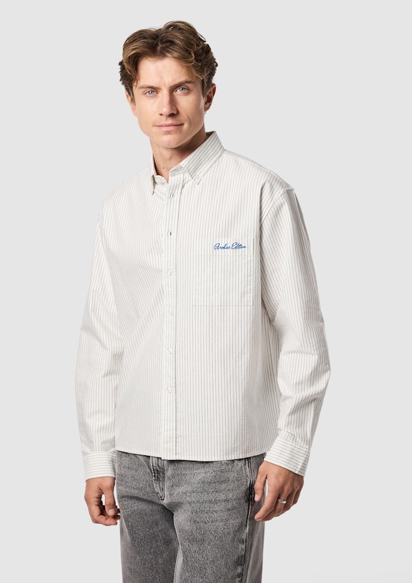 Off White Zorro Oxford Stripe Shirt